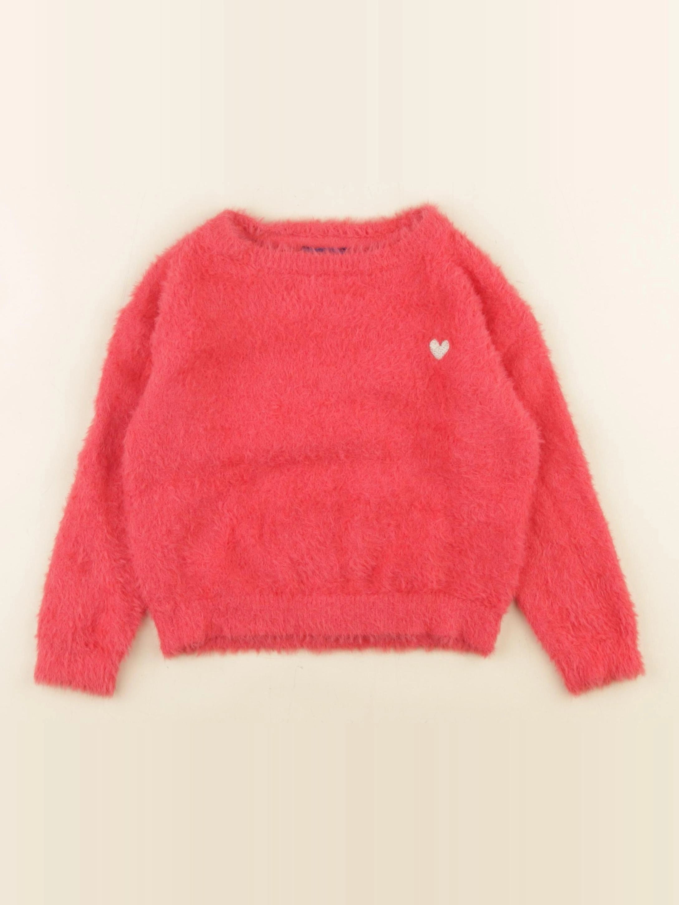 Okaidi - pull rouge - 4 ans