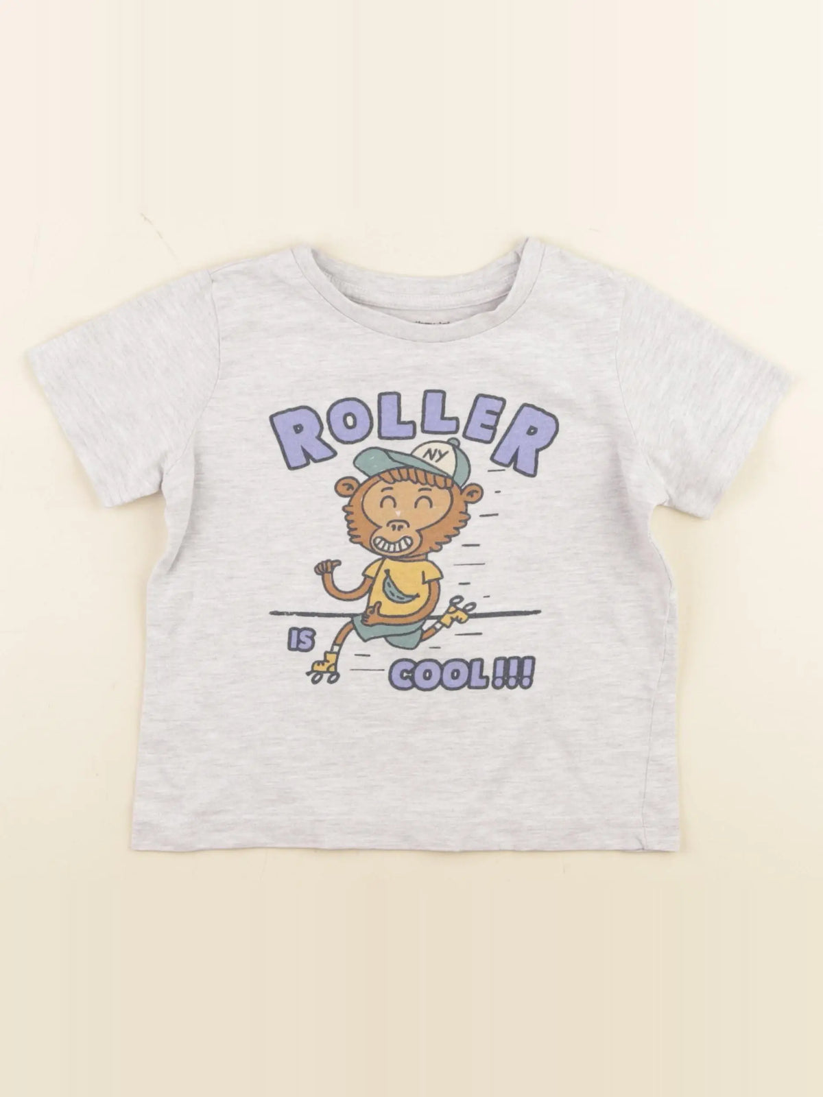 Vertbaudet - tee-shirt gris - 3 ans