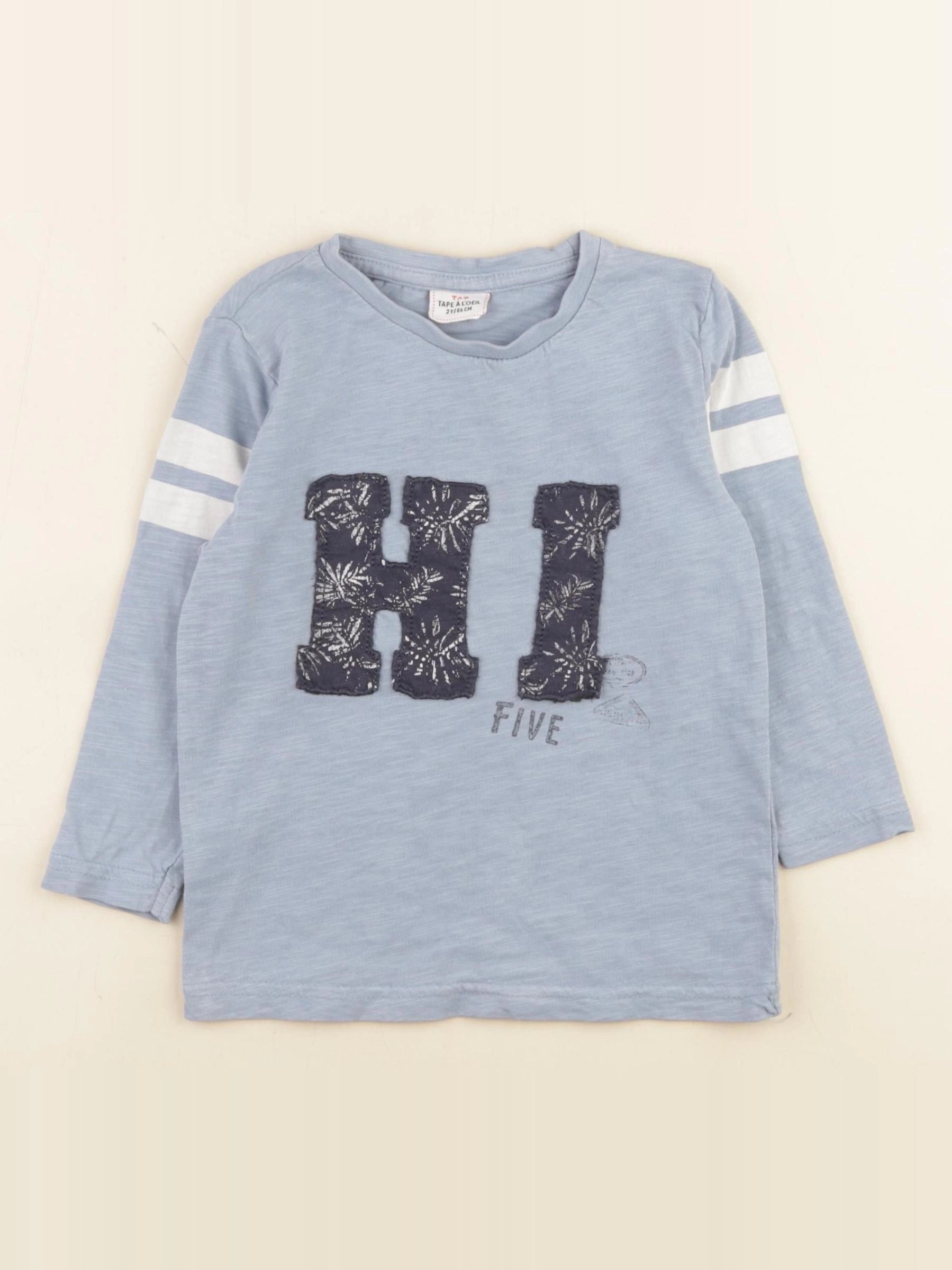 Tape à l'oeil - tee-shirt bleu - 2 ans