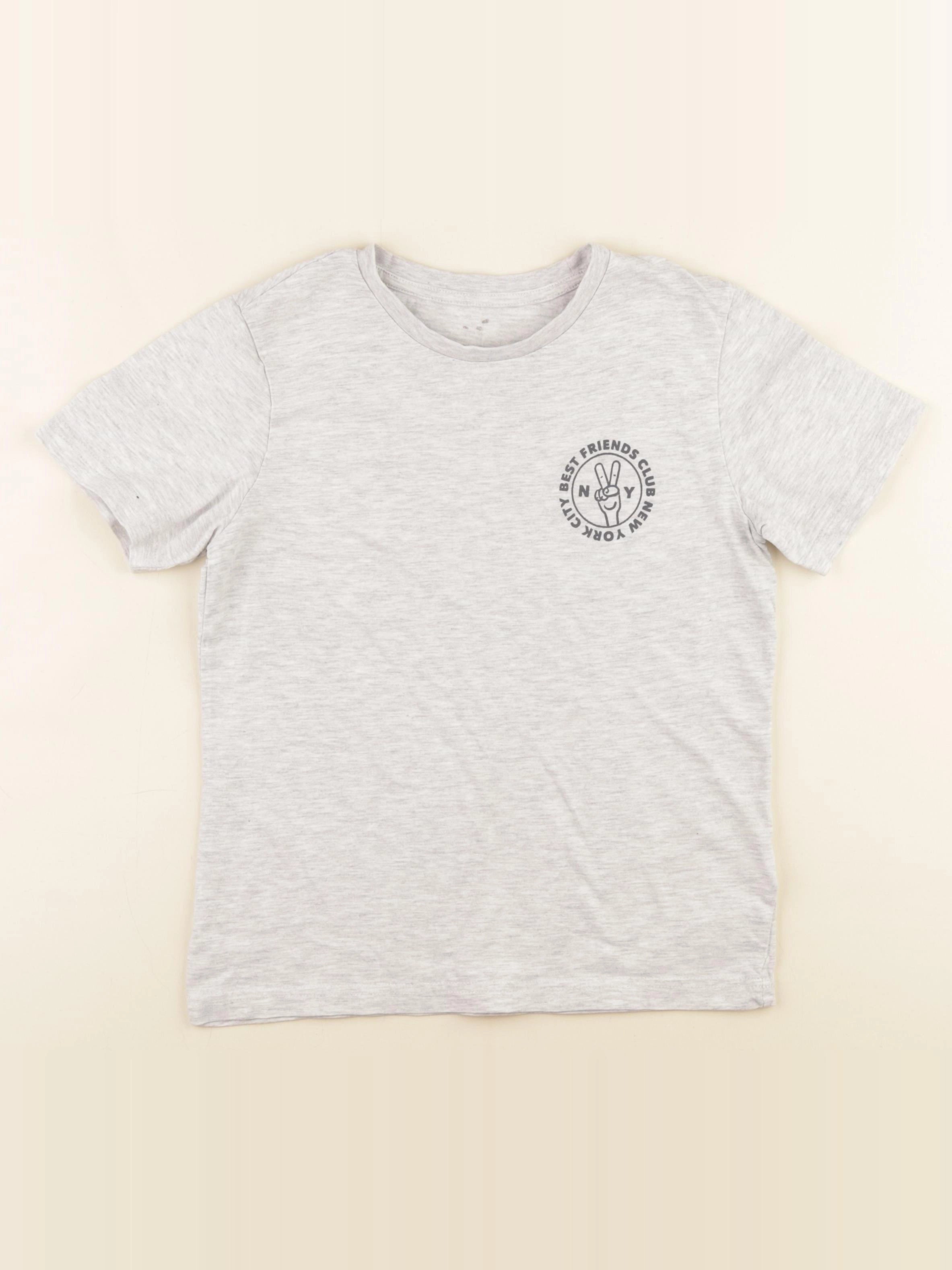 Vertbaudet - tee-shirt gris - 10 ans