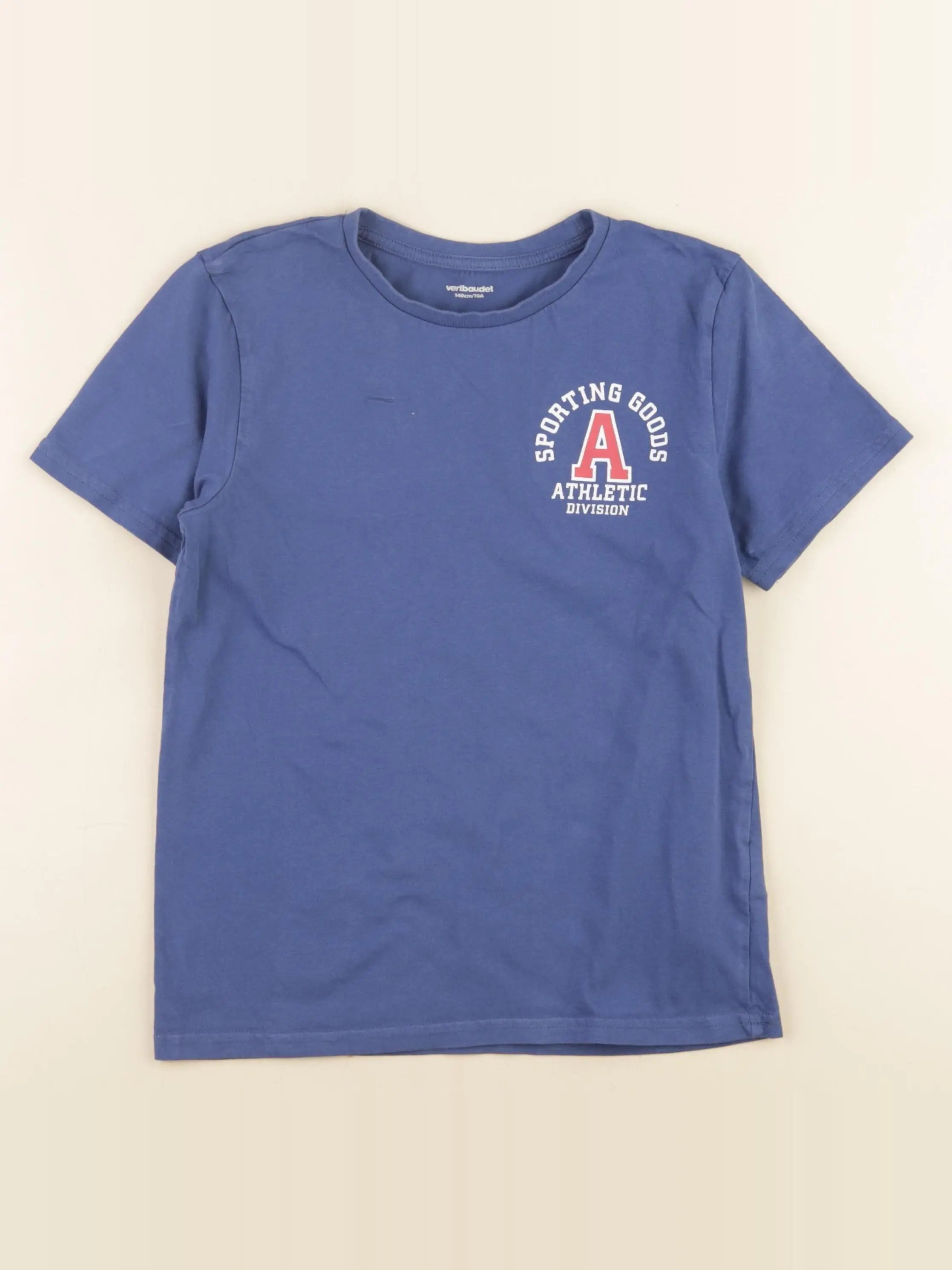 Vertbaudet - tee-shirt bleu - 10 ans
