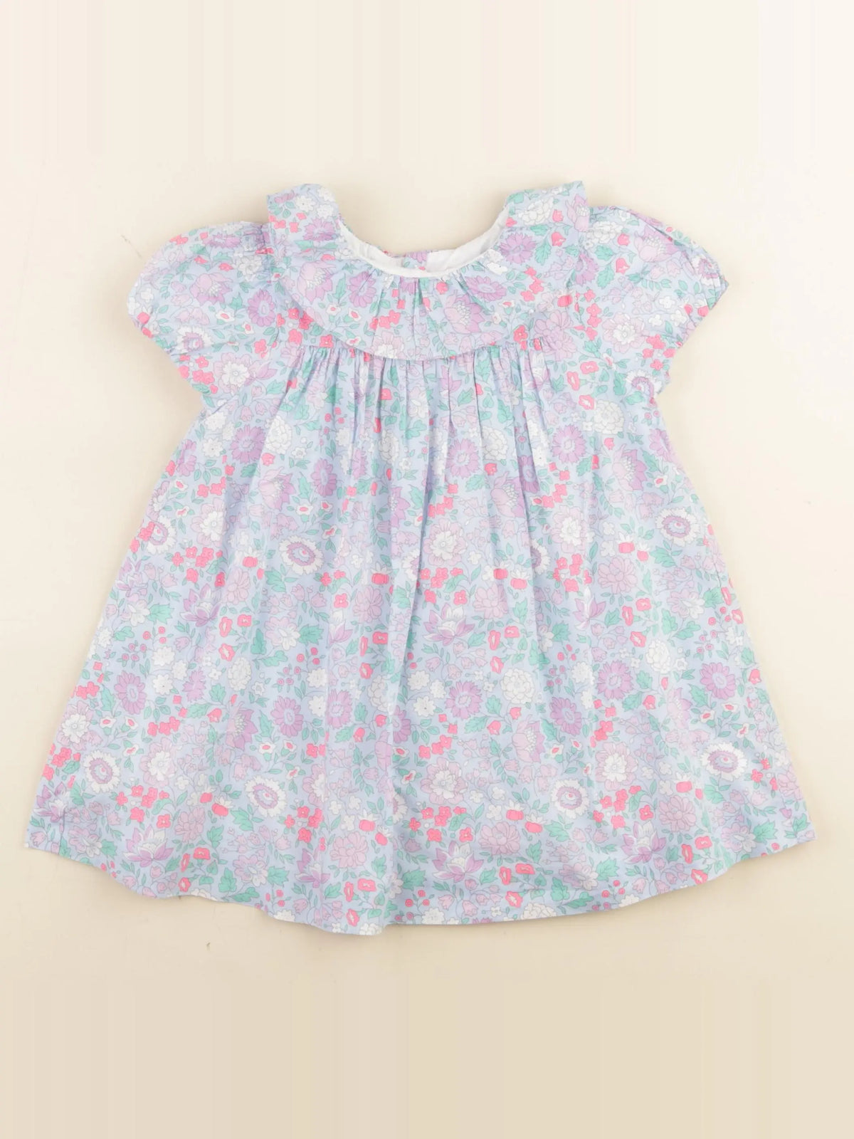 Jacadi - robe liberty multicolore - 24 mois