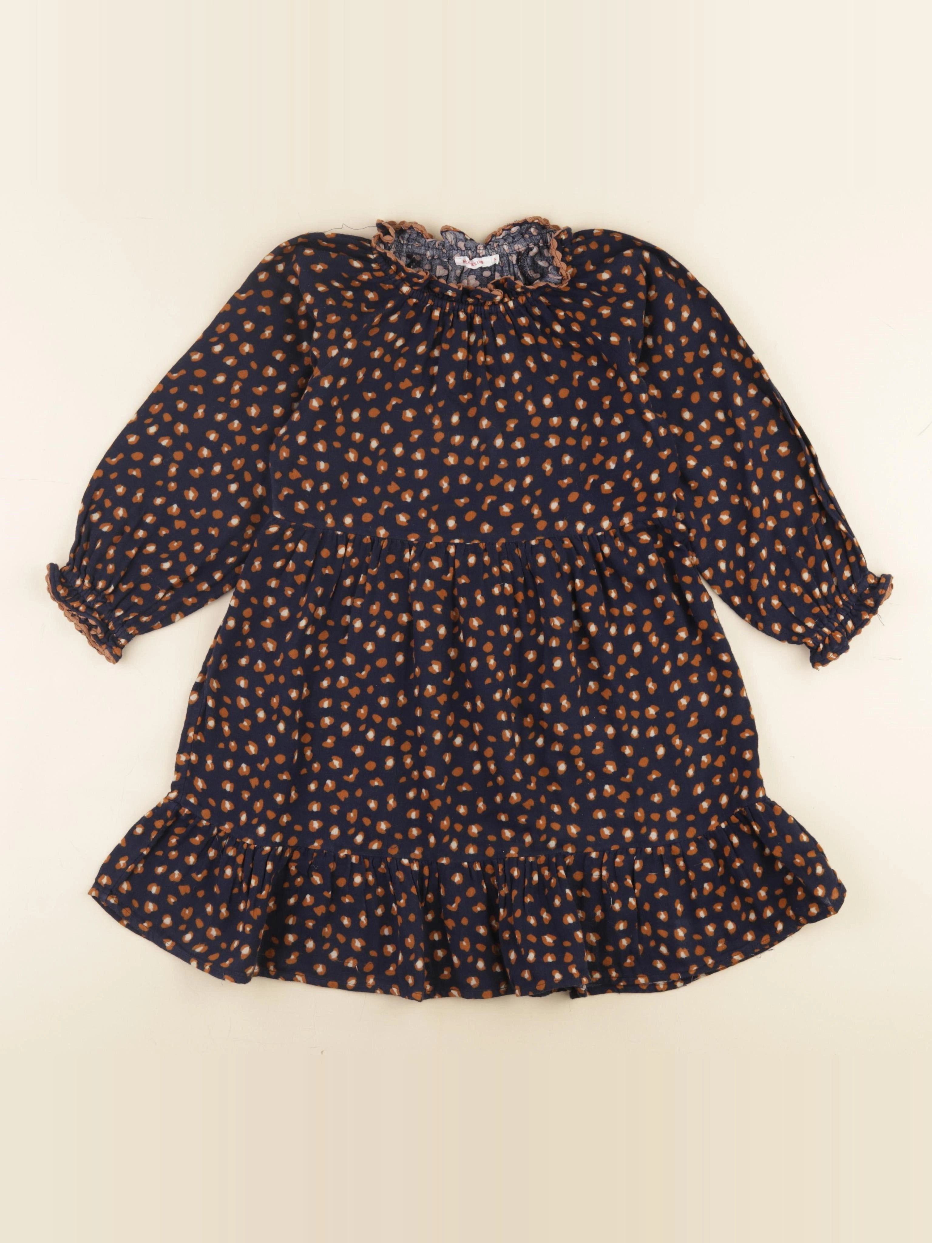 Monoprix - robe bleu - 5 ans