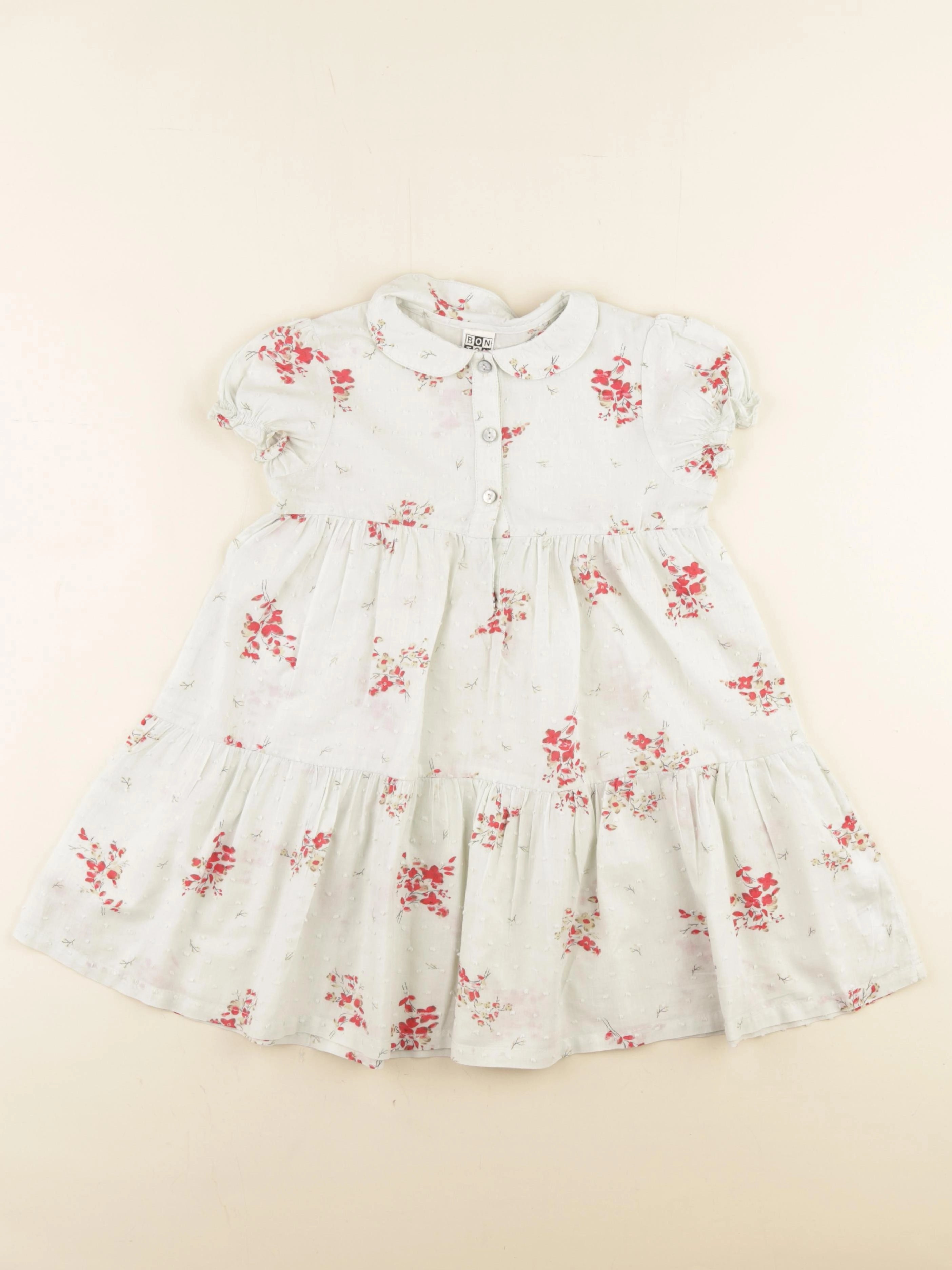 Bonton - robe blanc - 4 ans