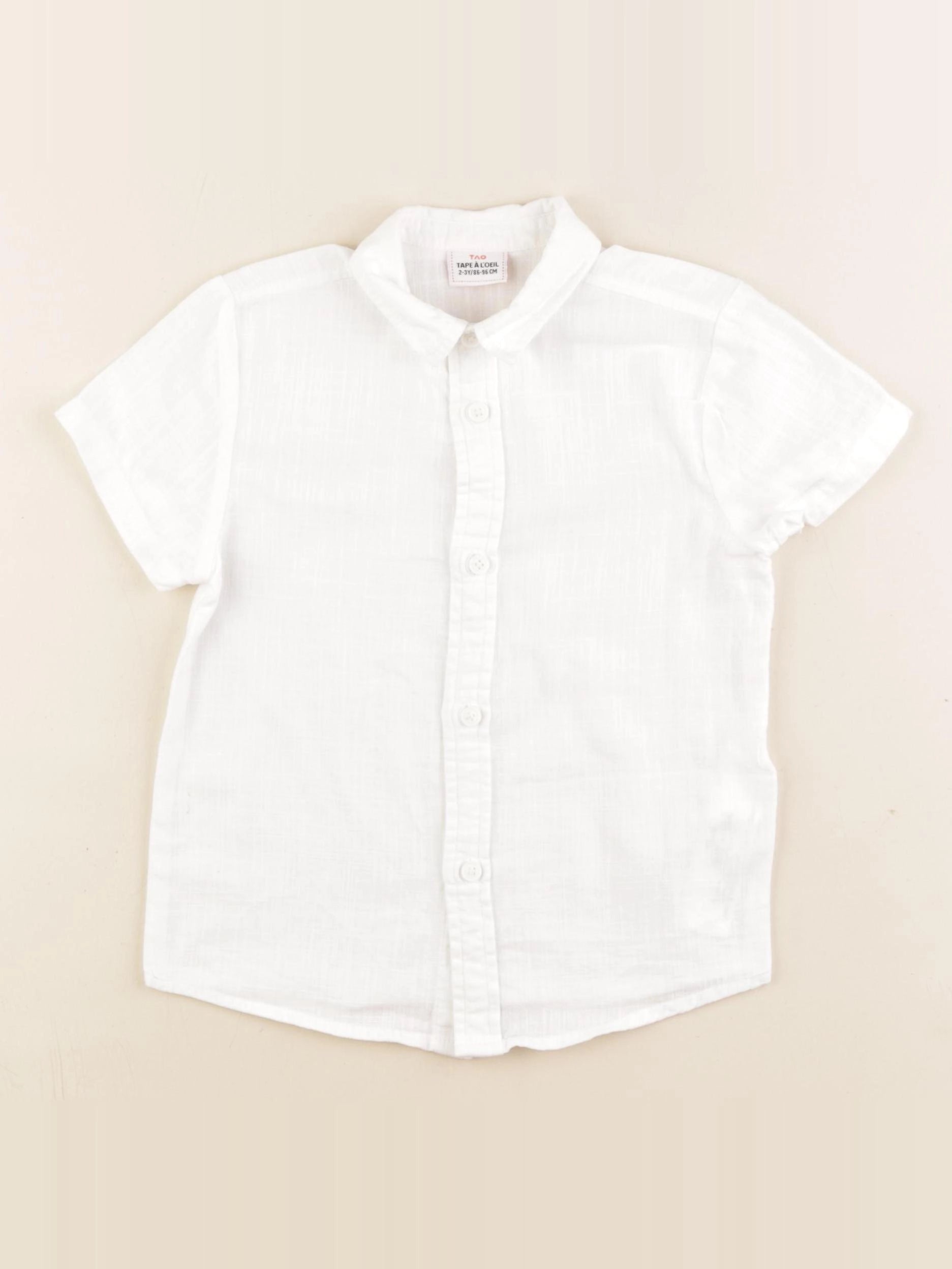 Tape à l'oeil - chemise blanc - 2/3 ans