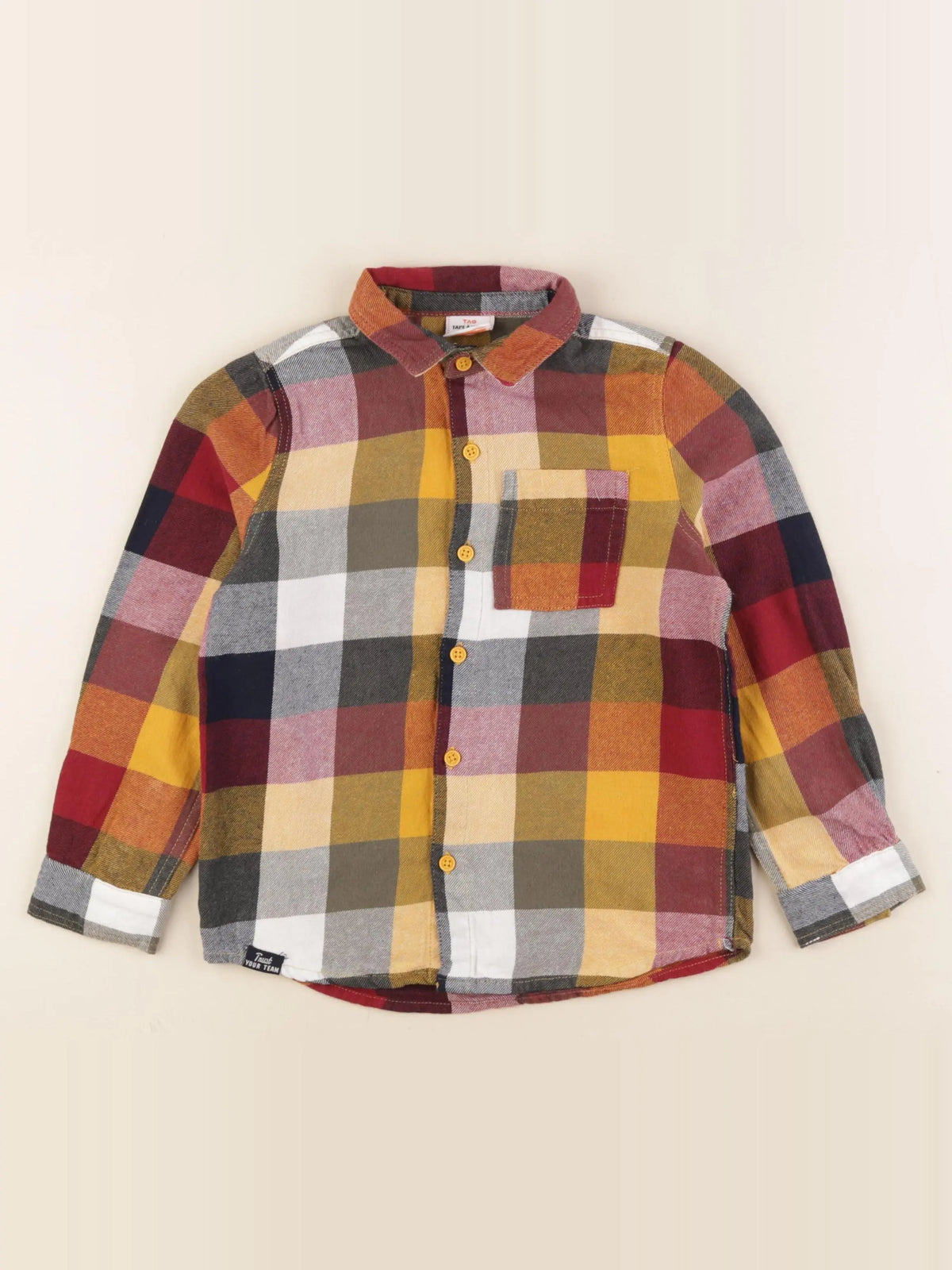 Tape à l'oeil - chemise rouge - 5 ans