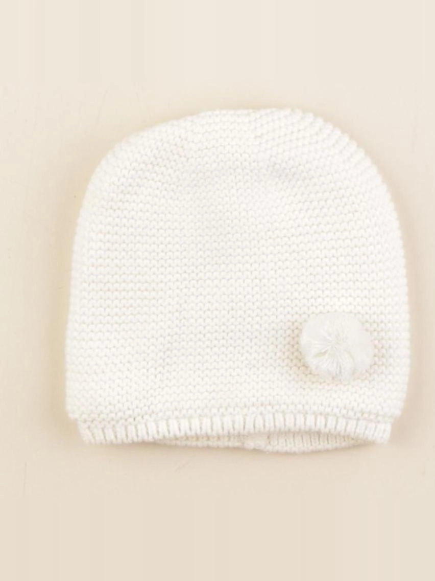 Jacadi - bonnet blanc - 6 mois