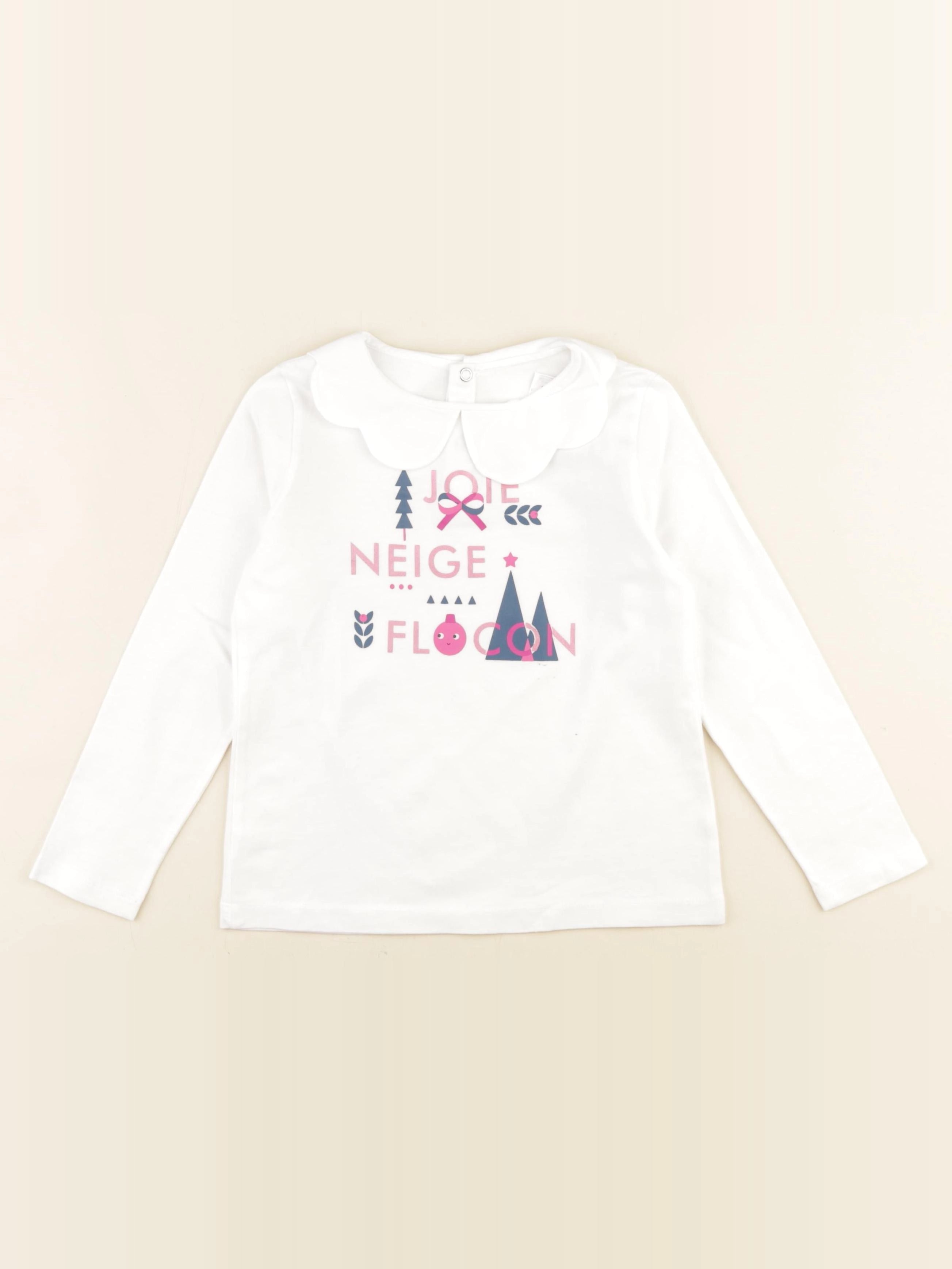 Jacadi - tee-shirt blanc - 6 ans