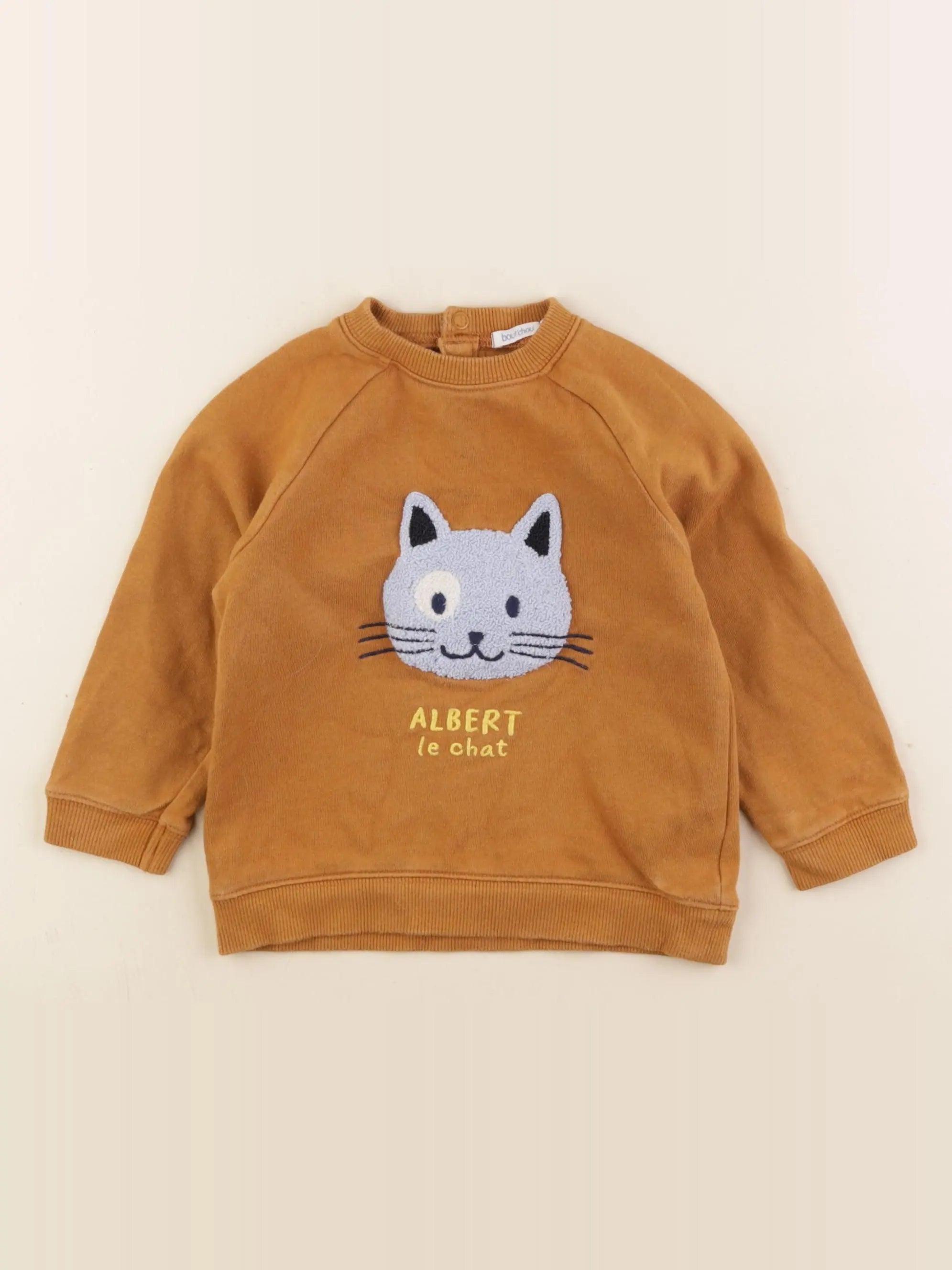 Boutchou - sweat marron - 36 mois