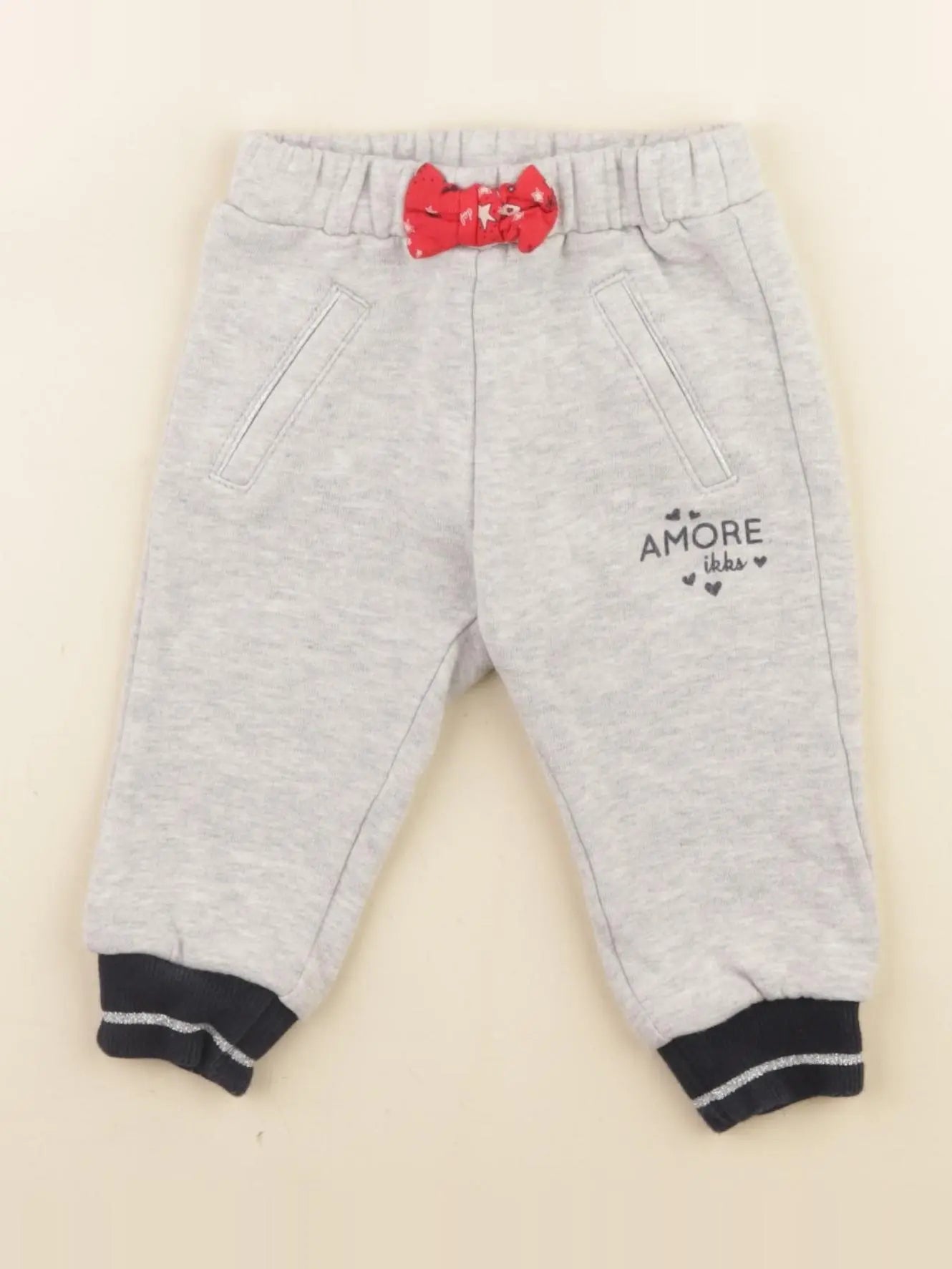 IKKS - jogging argent, gris - 6 mois