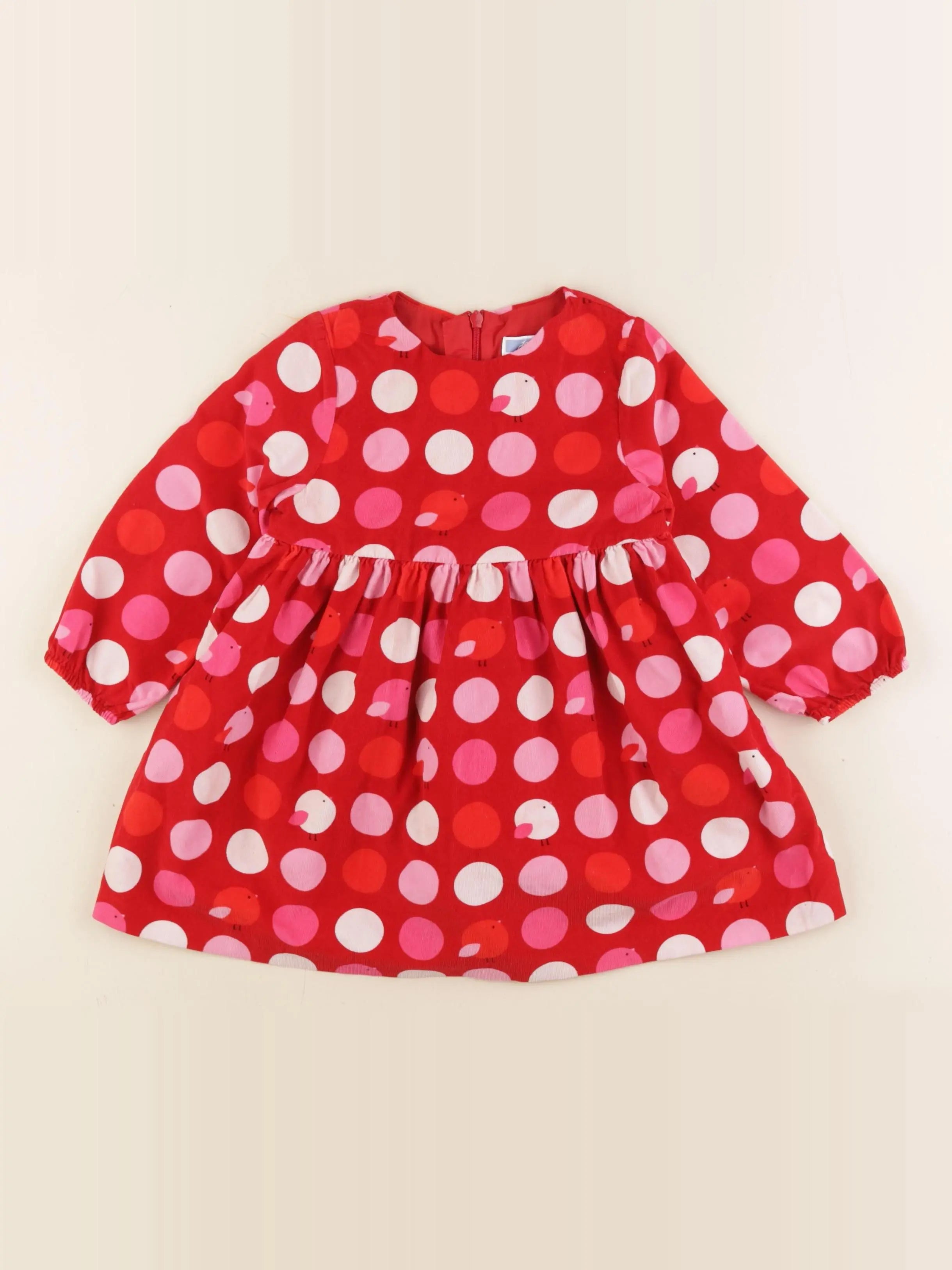 Jacadi - robe rouge - 24 mois