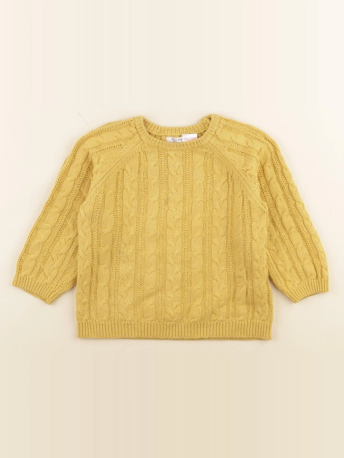 Zara - pull jaune - 2/3 ans