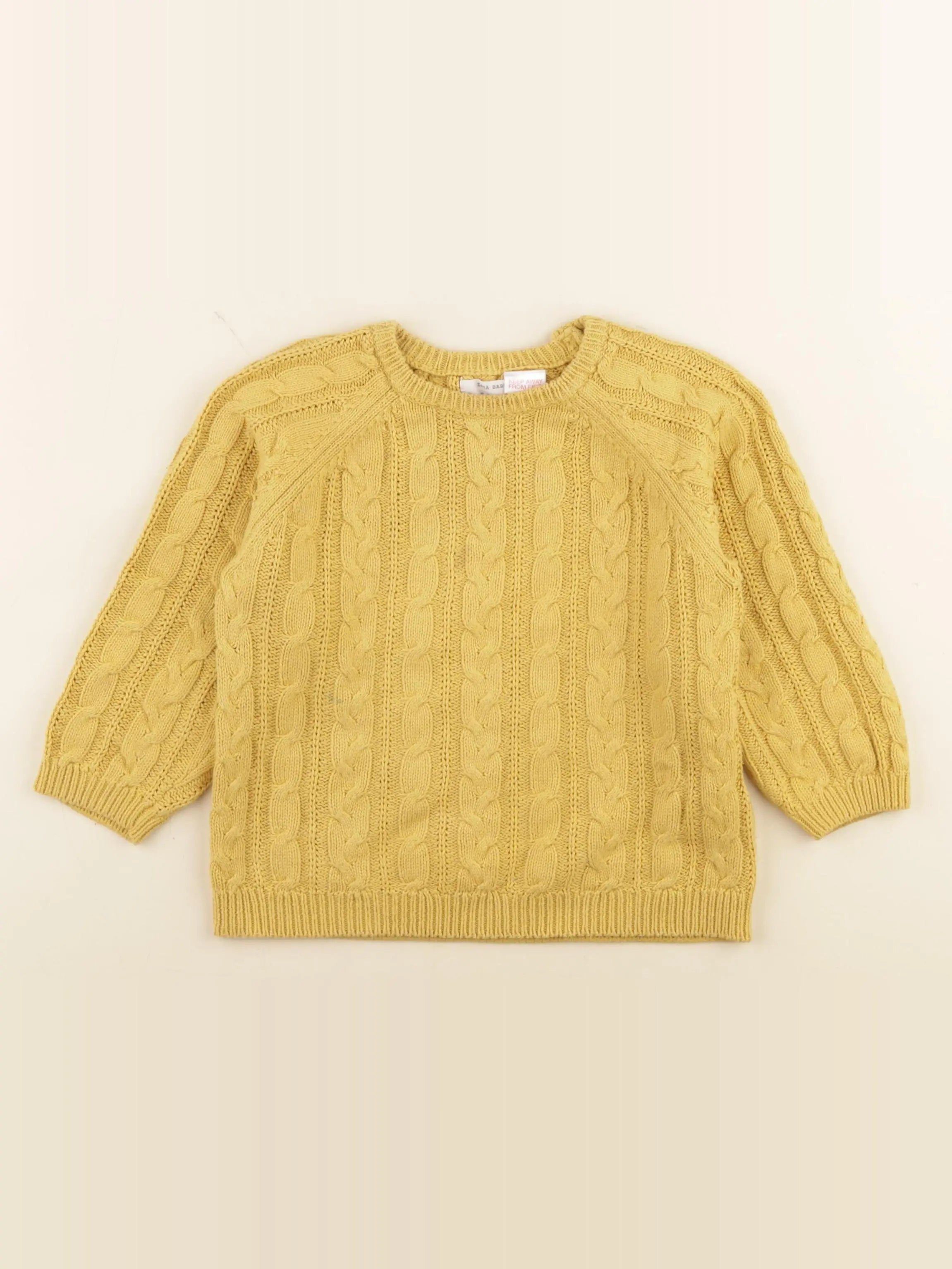 Zara - pull jaune - 2/3 ans