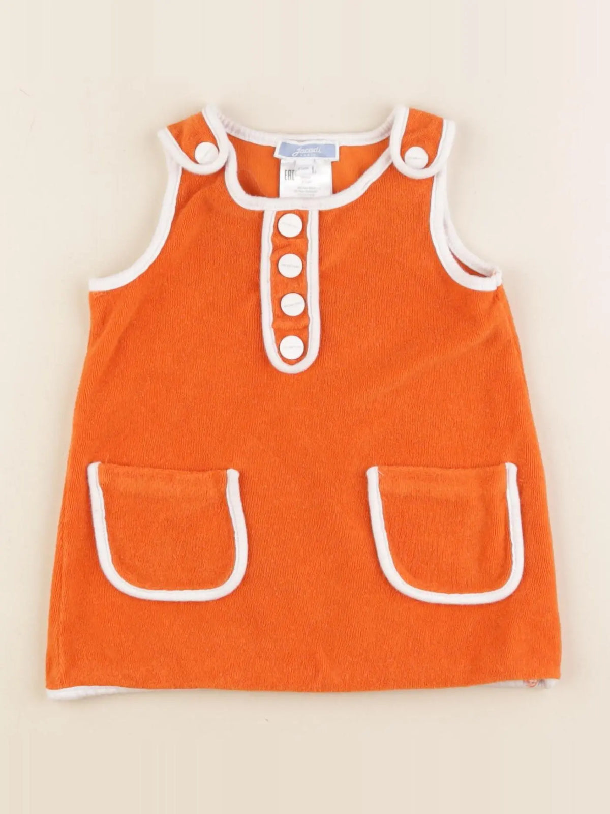 Jacadi - robe orange - 18 mois