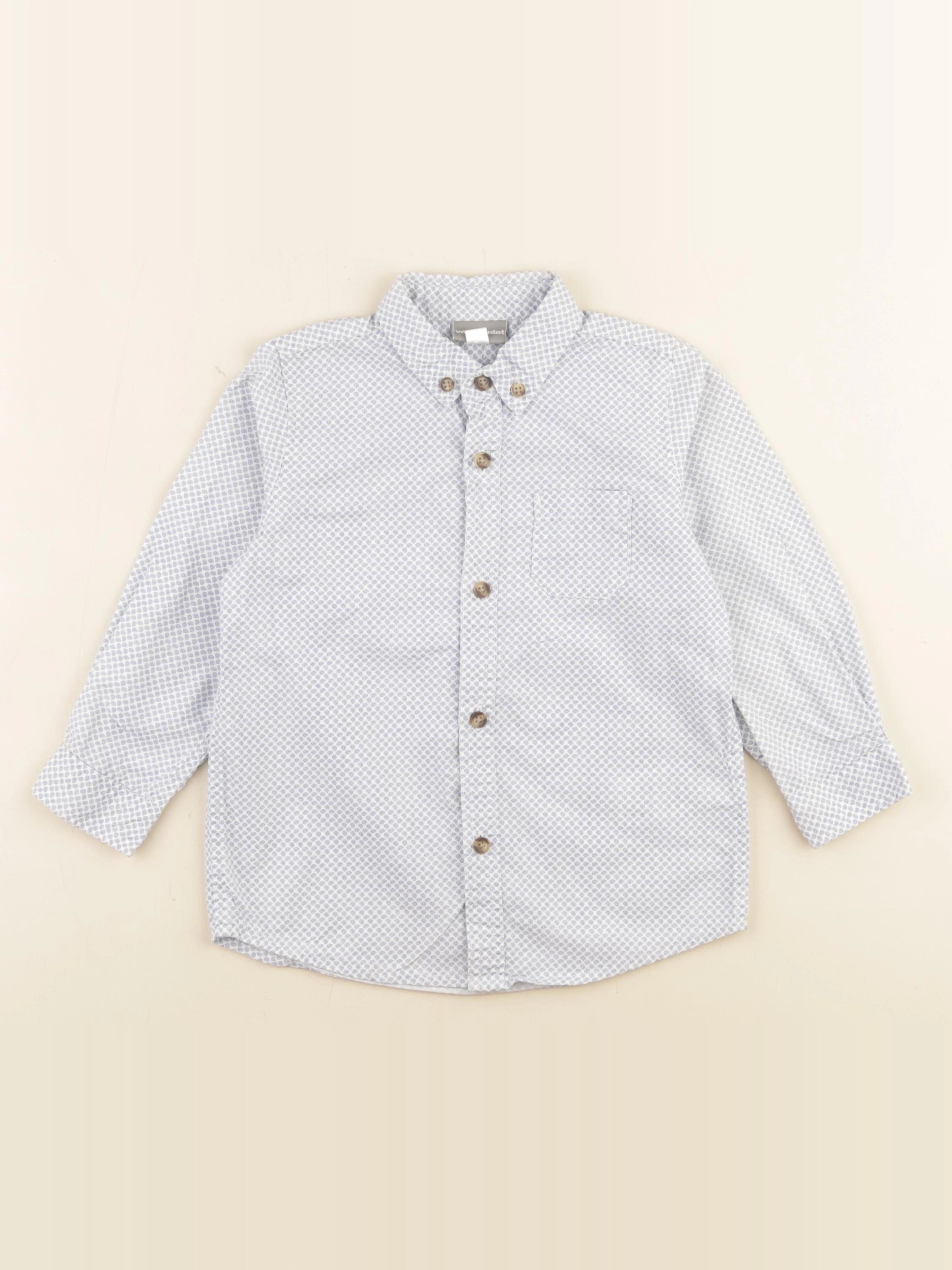 Vertbaudet - chemise bleu - 3 ans