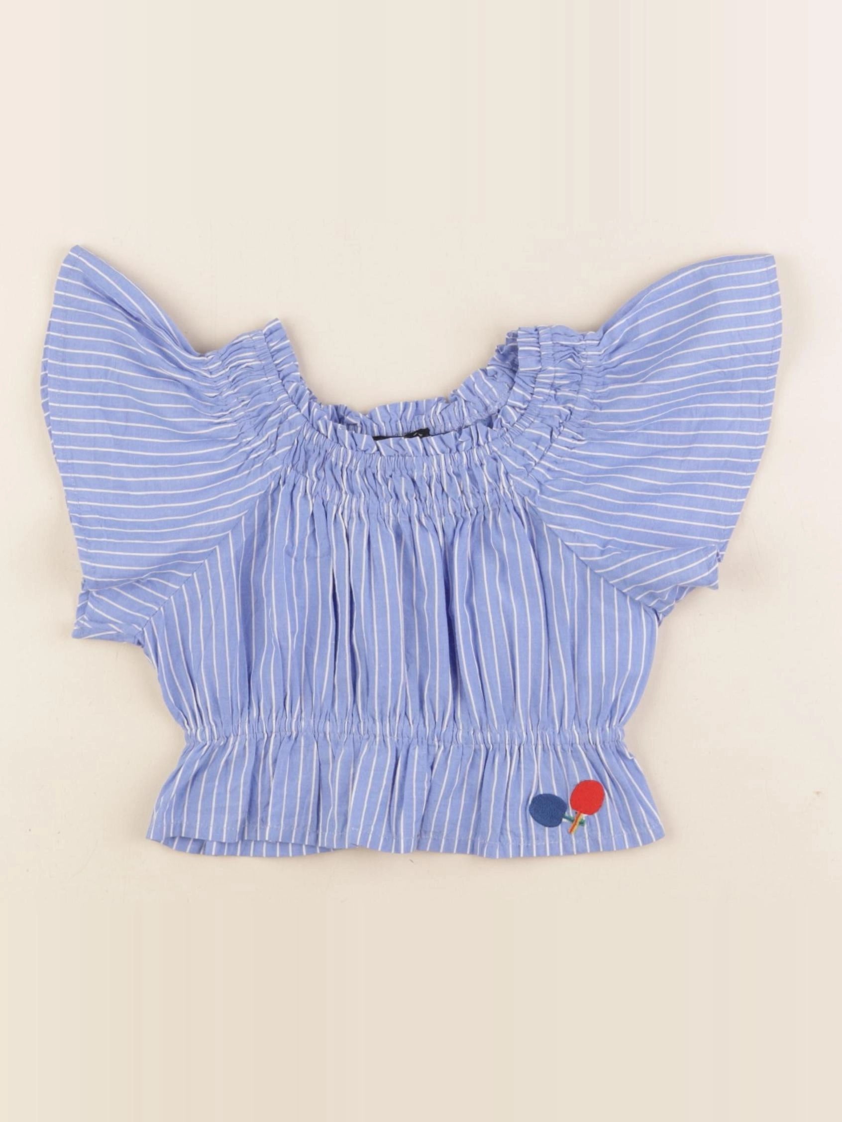 Monoprix - tee-shirt bleu - 3 ans