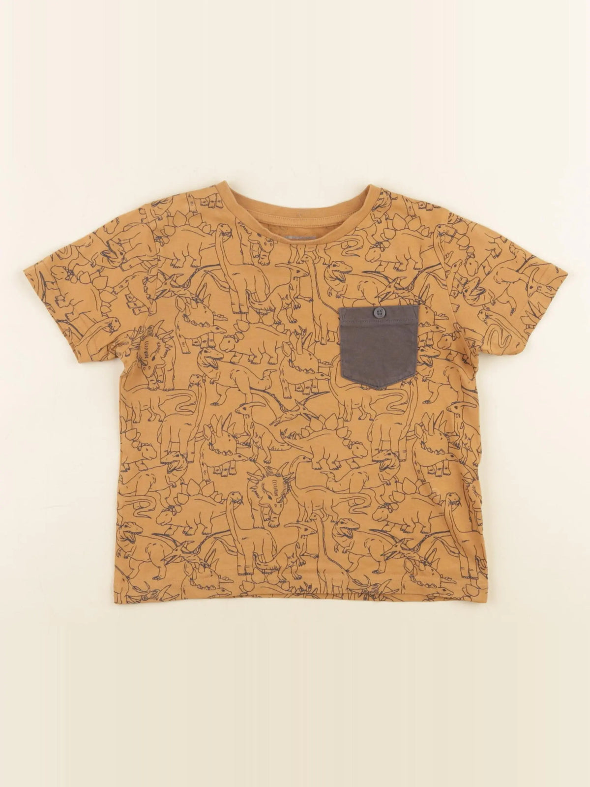 Vertbaudet - tee-shirt jaune - 5 ans