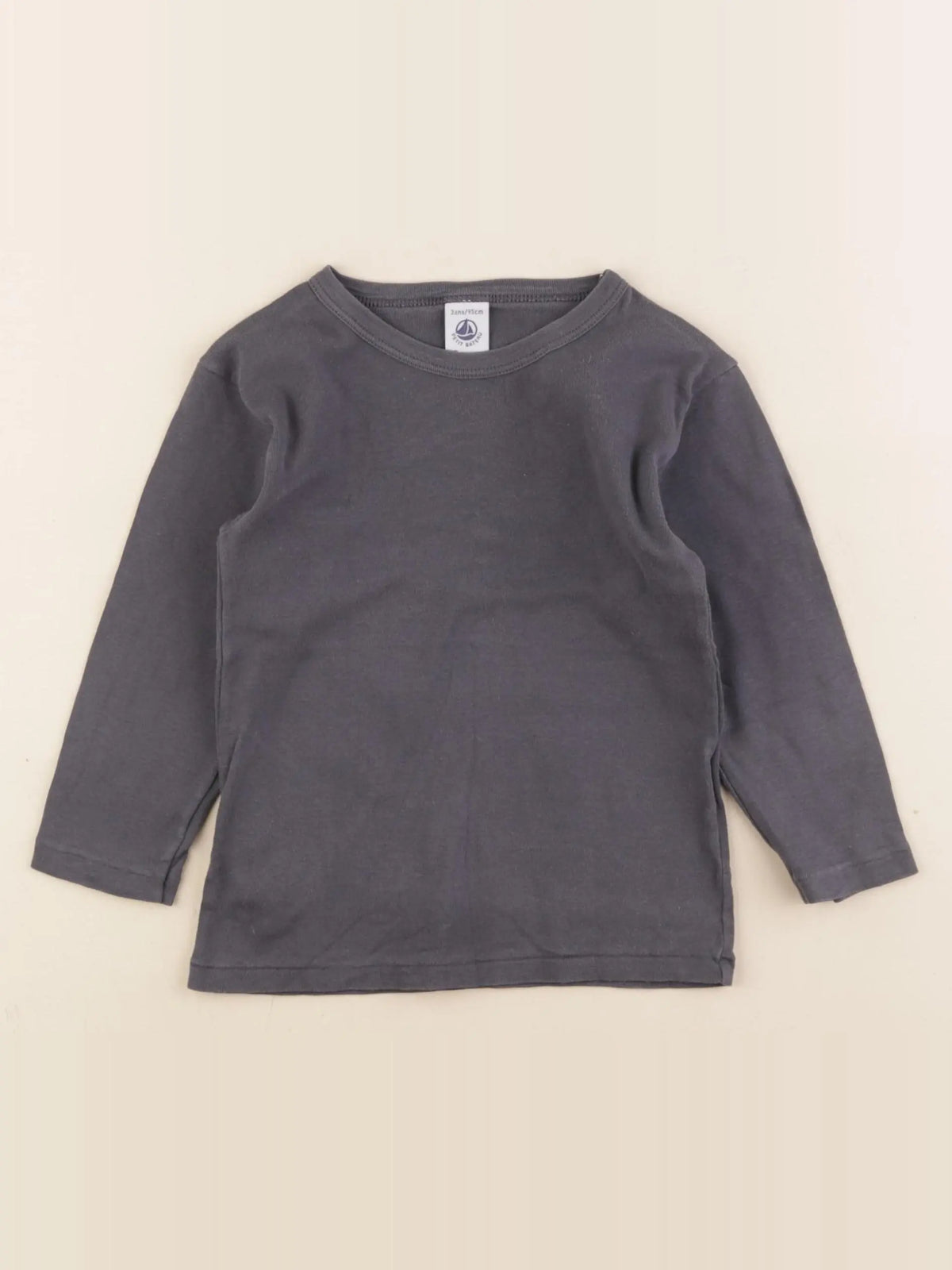 Petit Bateau - maillot de corps gris - 3 ans