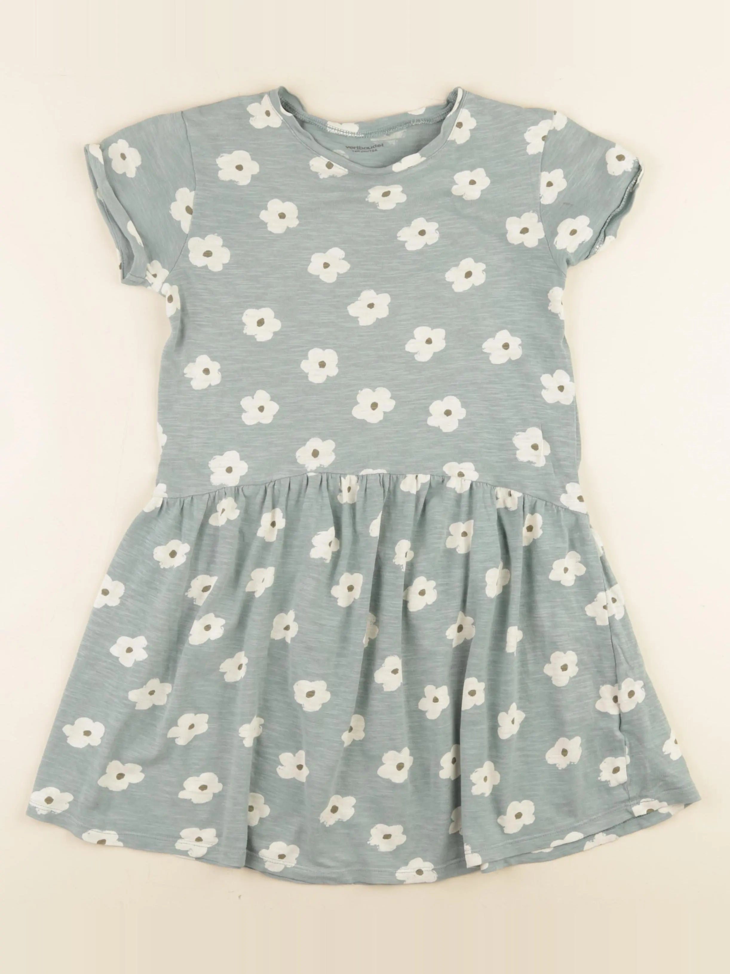 Vertbaudet - robe vert - 10 ans