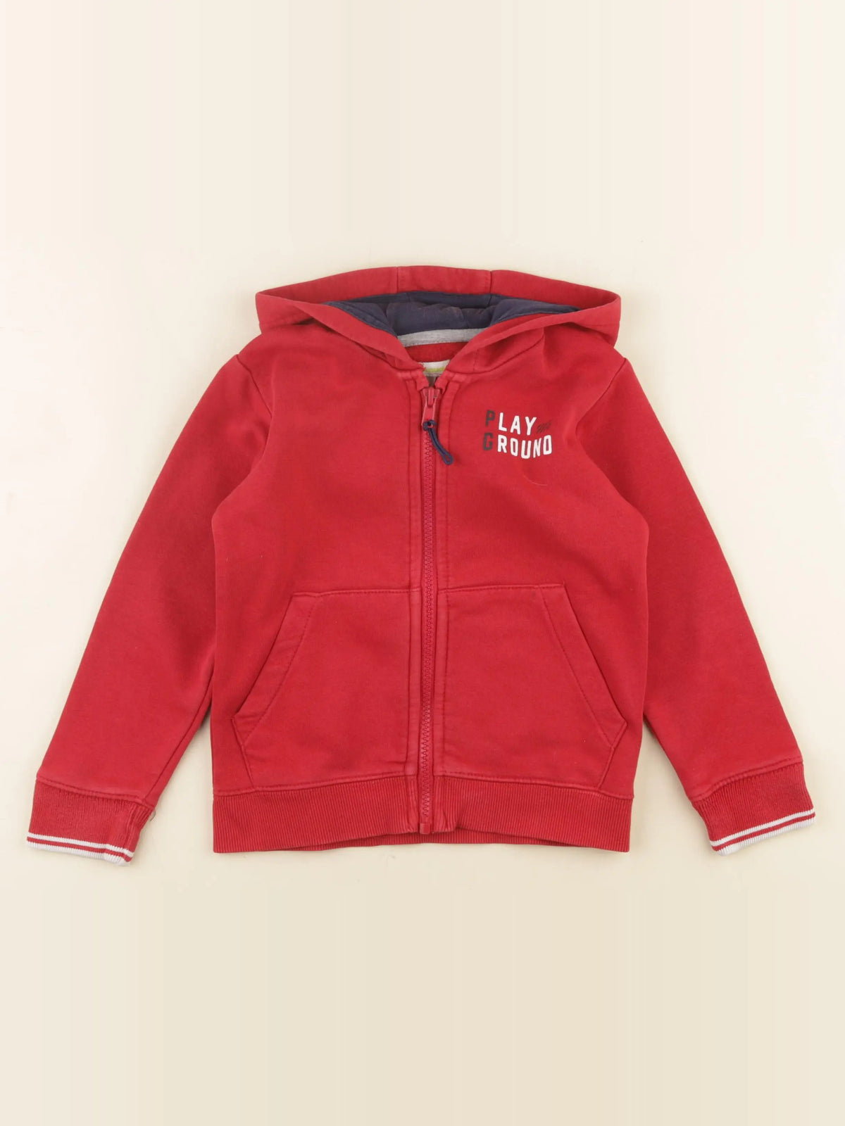 Vertbaudet - gilet rouge - 5 ans