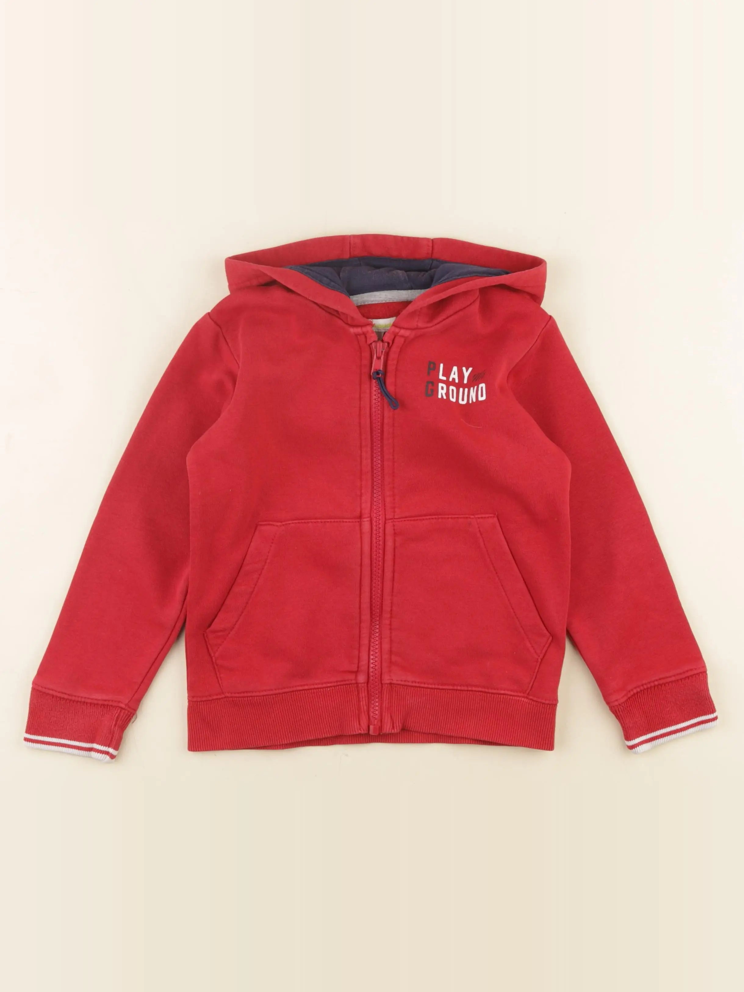 Vertbaudet - gilet rouge - 5 ans