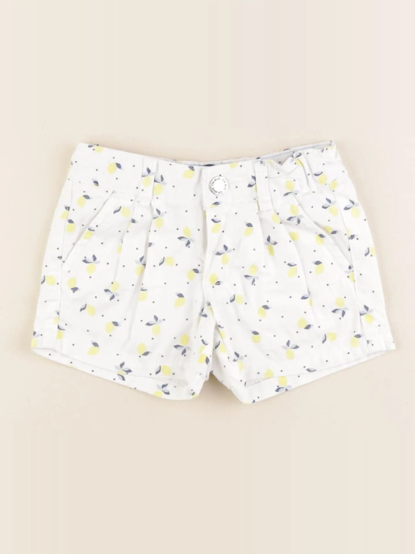Okaidi - short blanc - 3 ans