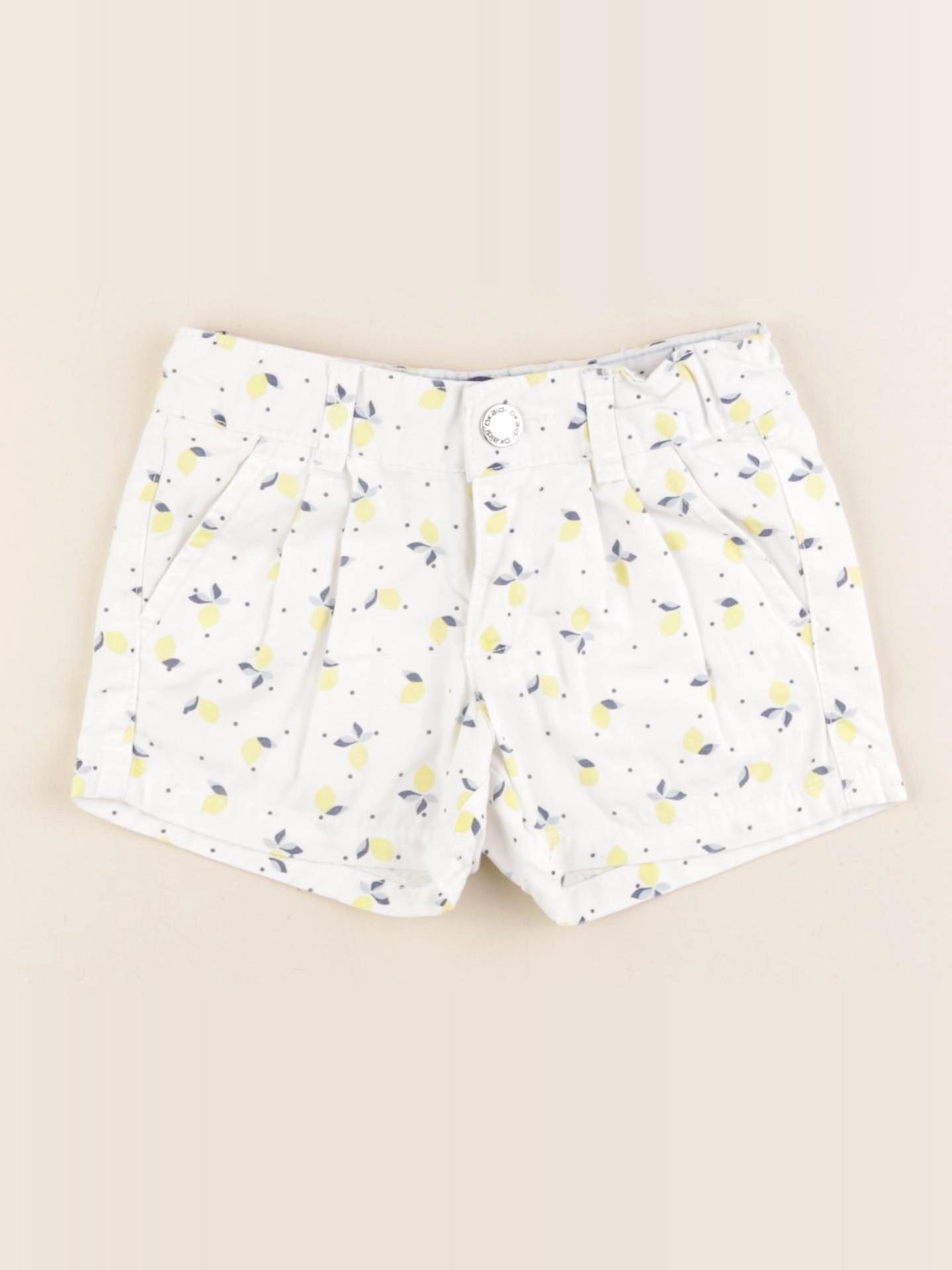Okaidi - short blanc - 3 ans