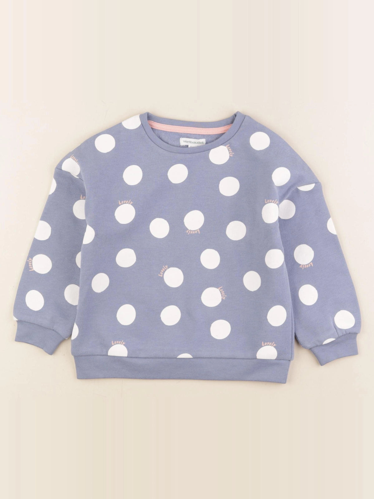 Vertbaudet - sweat bleu - 3 ans
