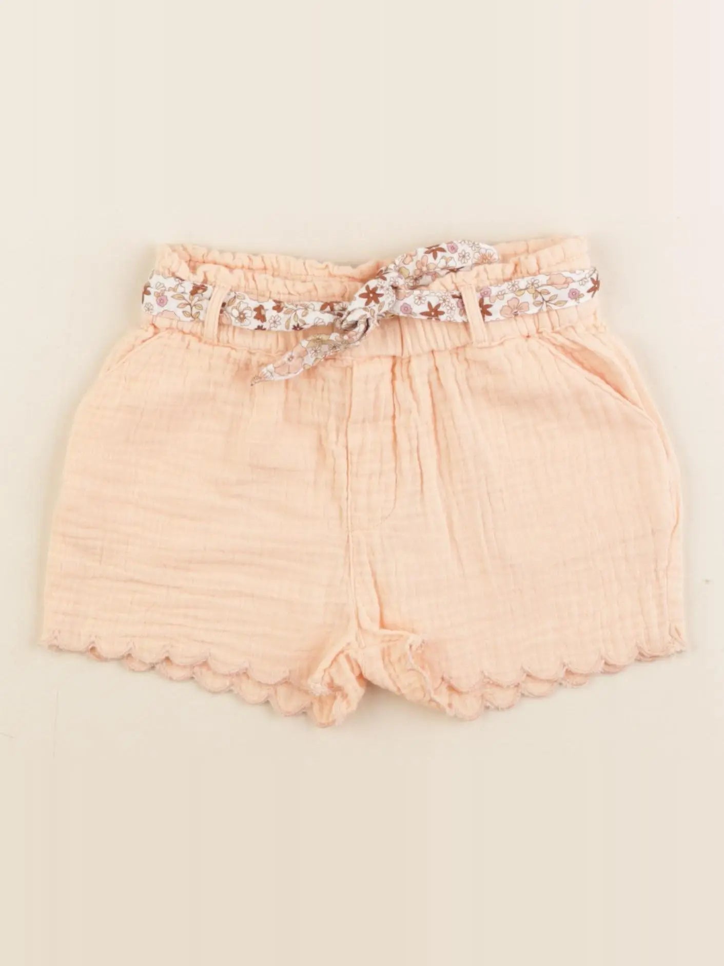 Vertbaudet - short orange - 3 ans