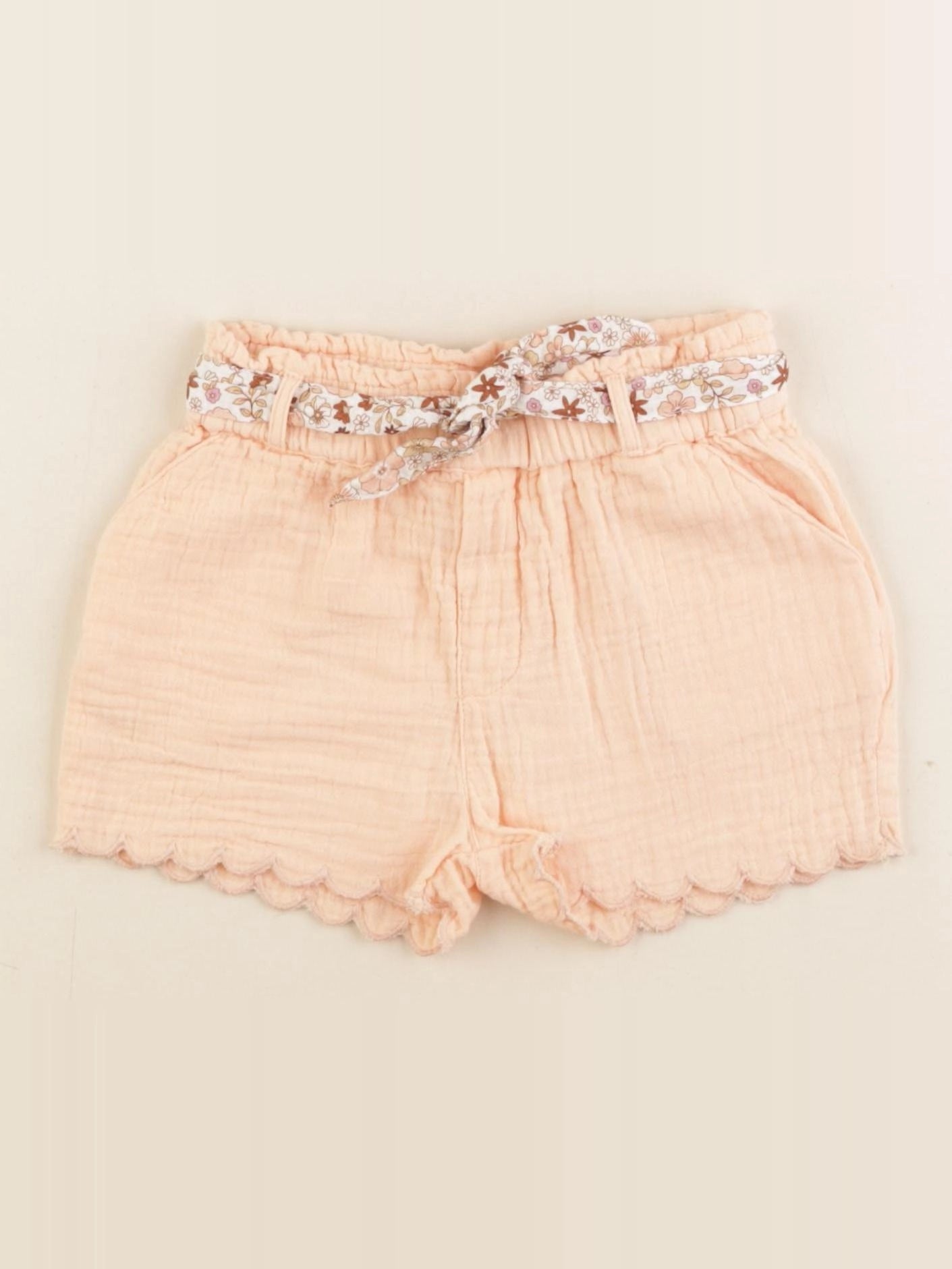 Vertbaudet - short orange - 3 ans