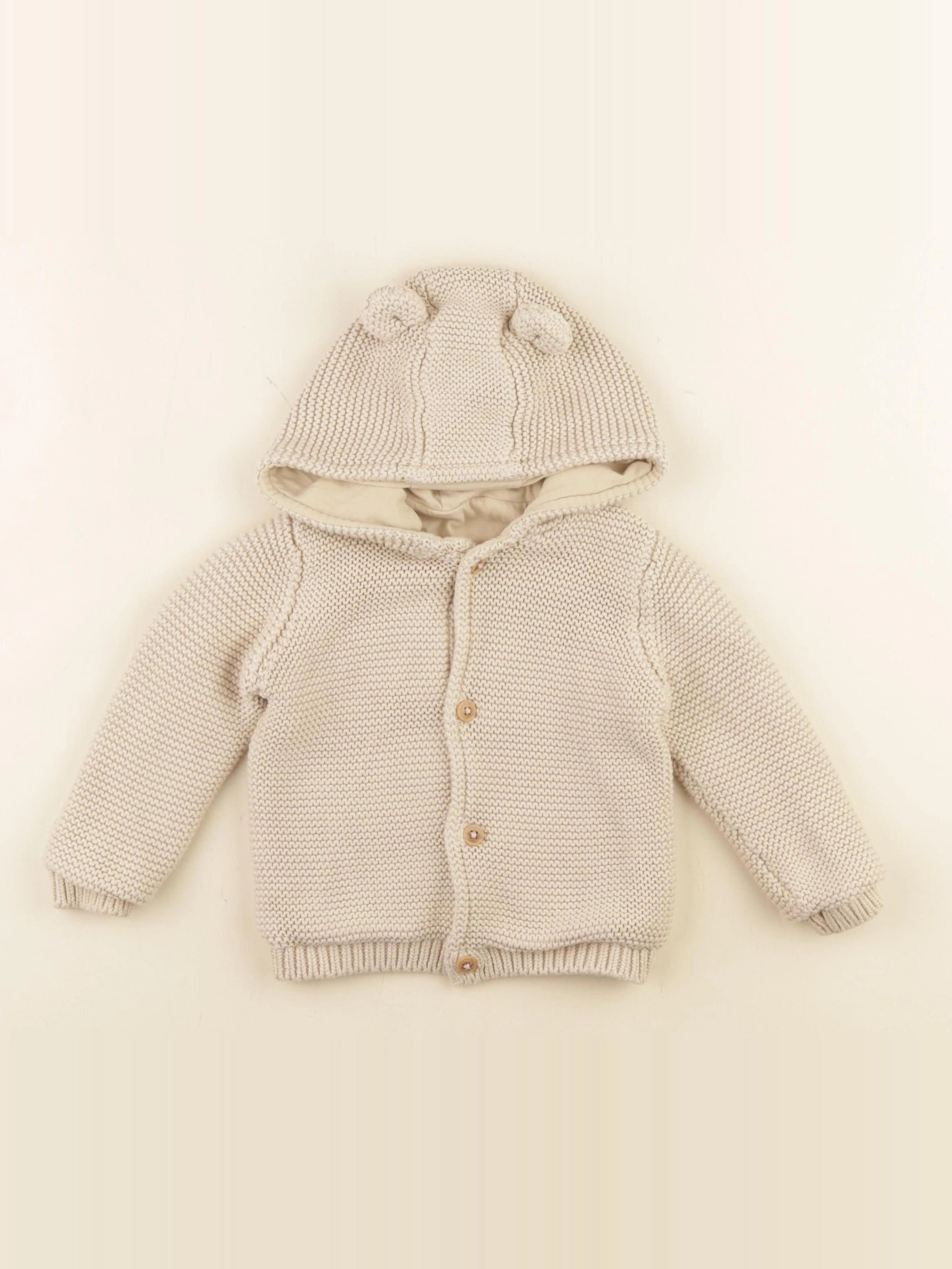 Marks & Spencer  - gilet beige - 24 mois