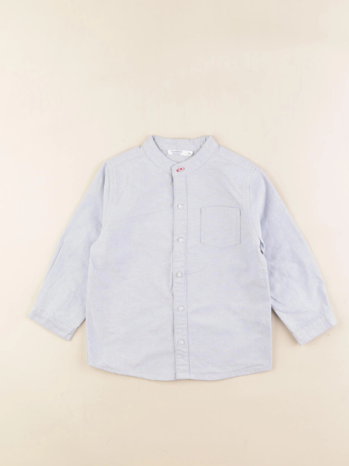 Boutchou - chemise bleu - 36 mois