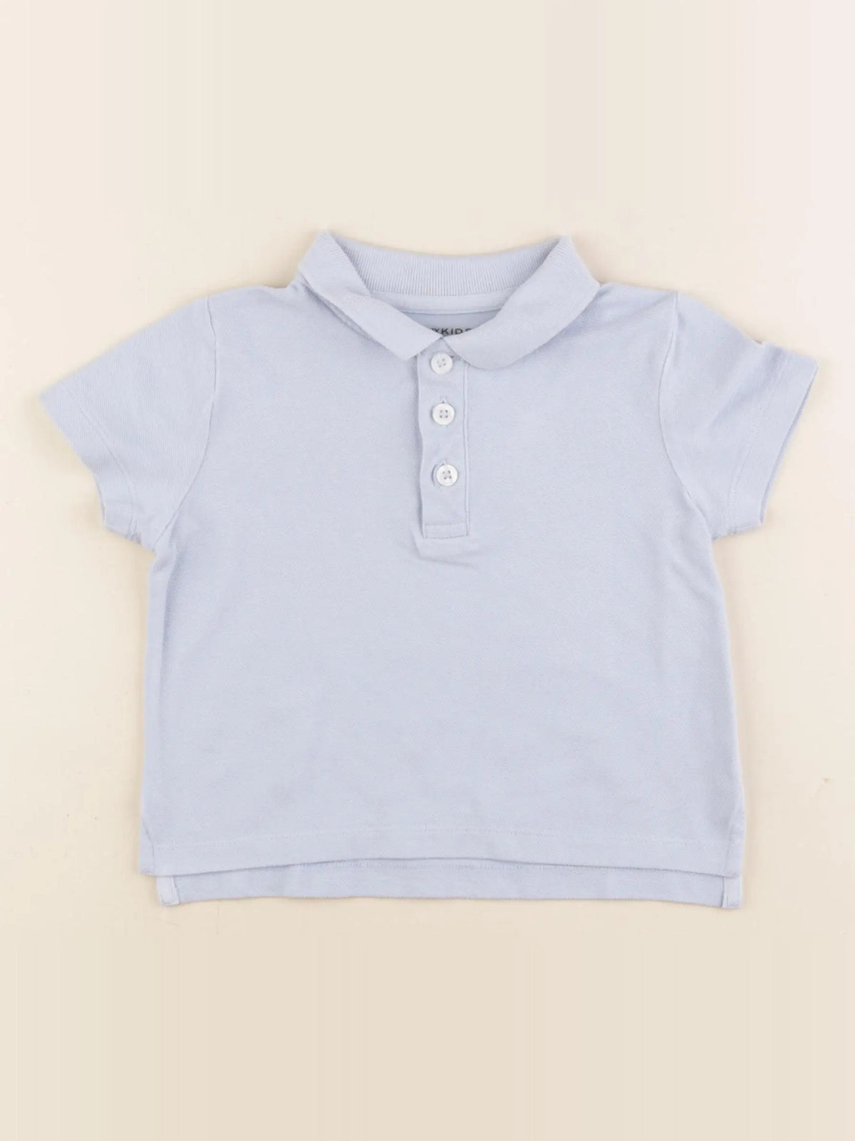 Monoprix - polo bleu - 3 ans