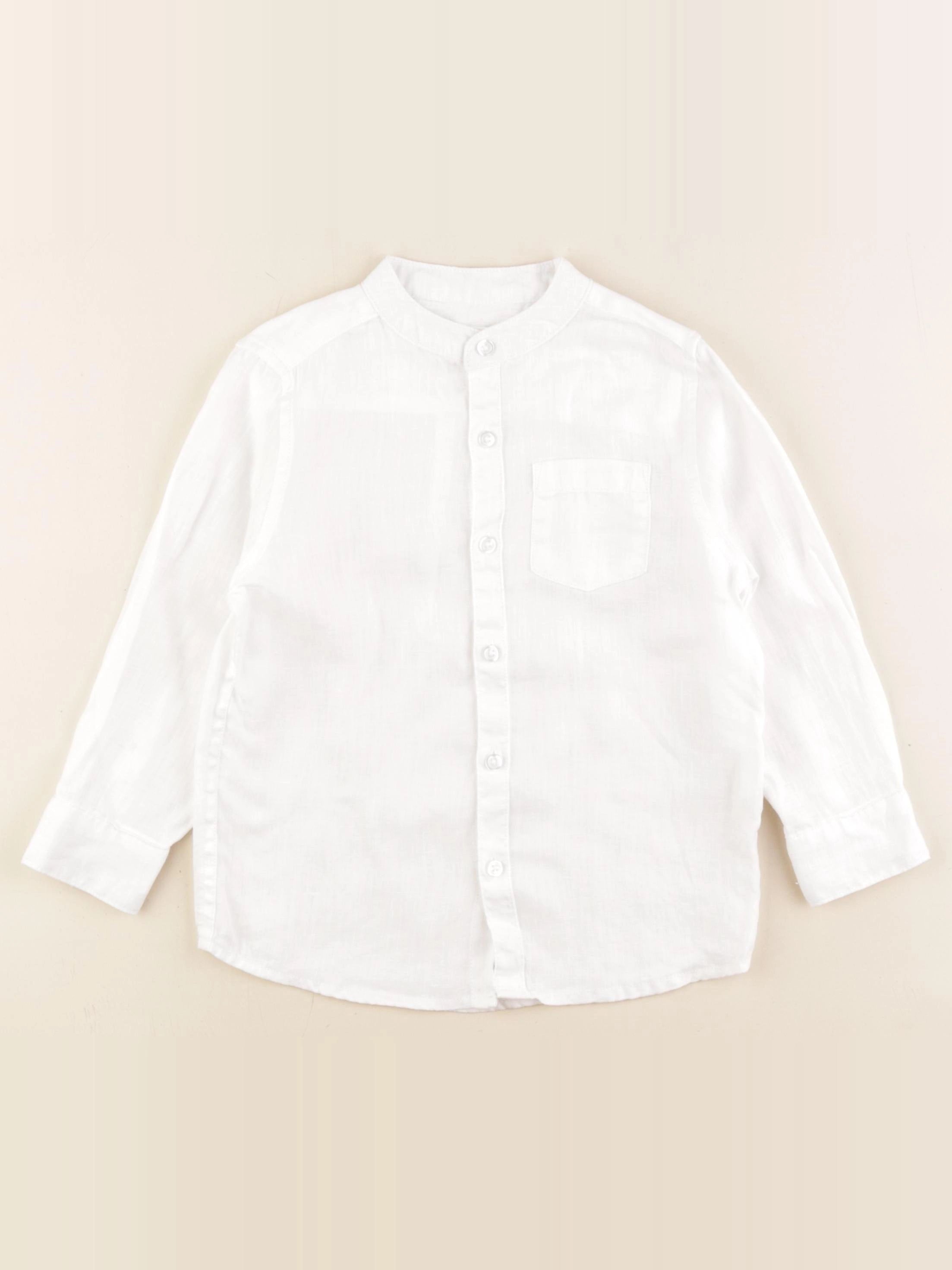 Monoprix - chemise blanc - 3 ans