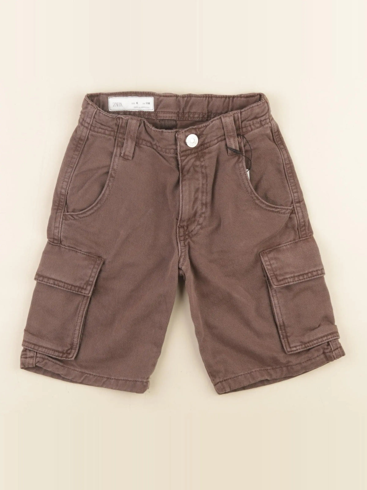Zara - short marron - 6 ans
