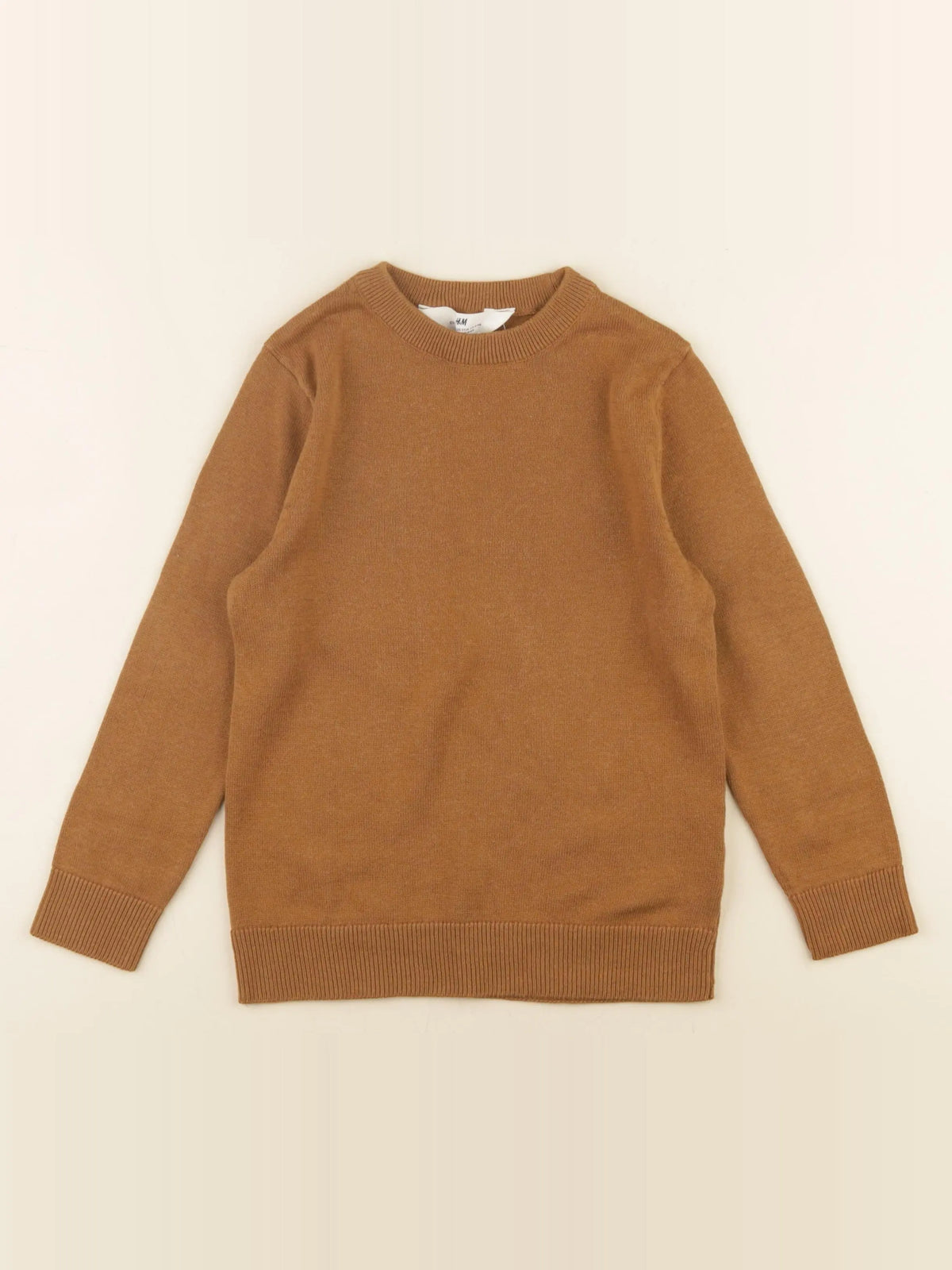 H&M - pull marron - 4/6 ans