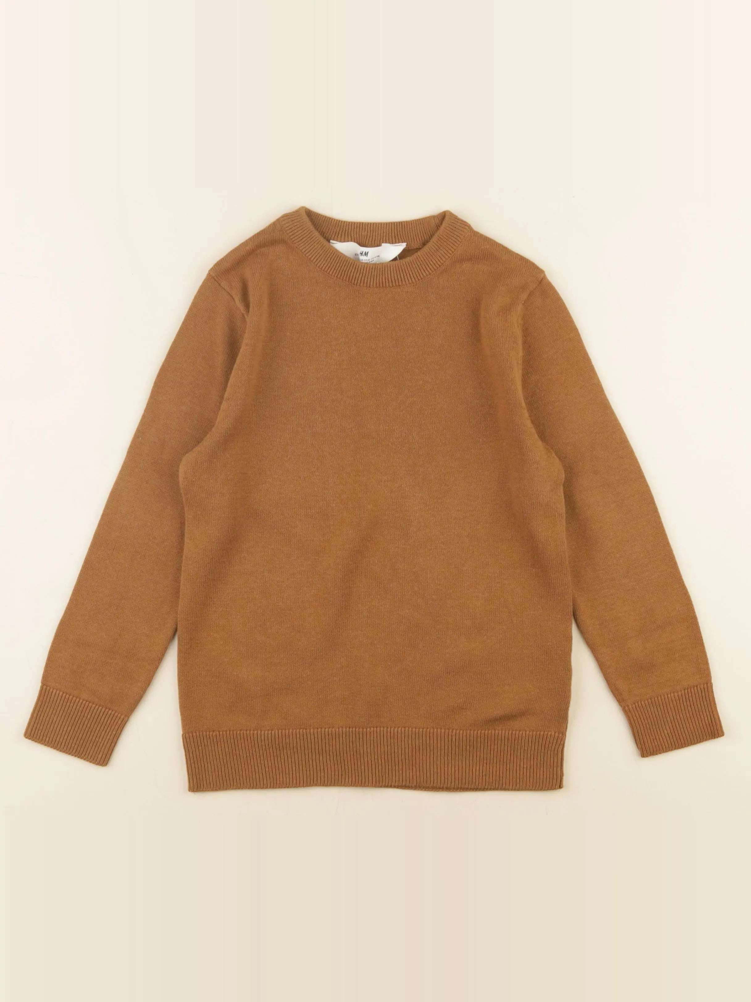 H&M - pull marron - 4/6 ans