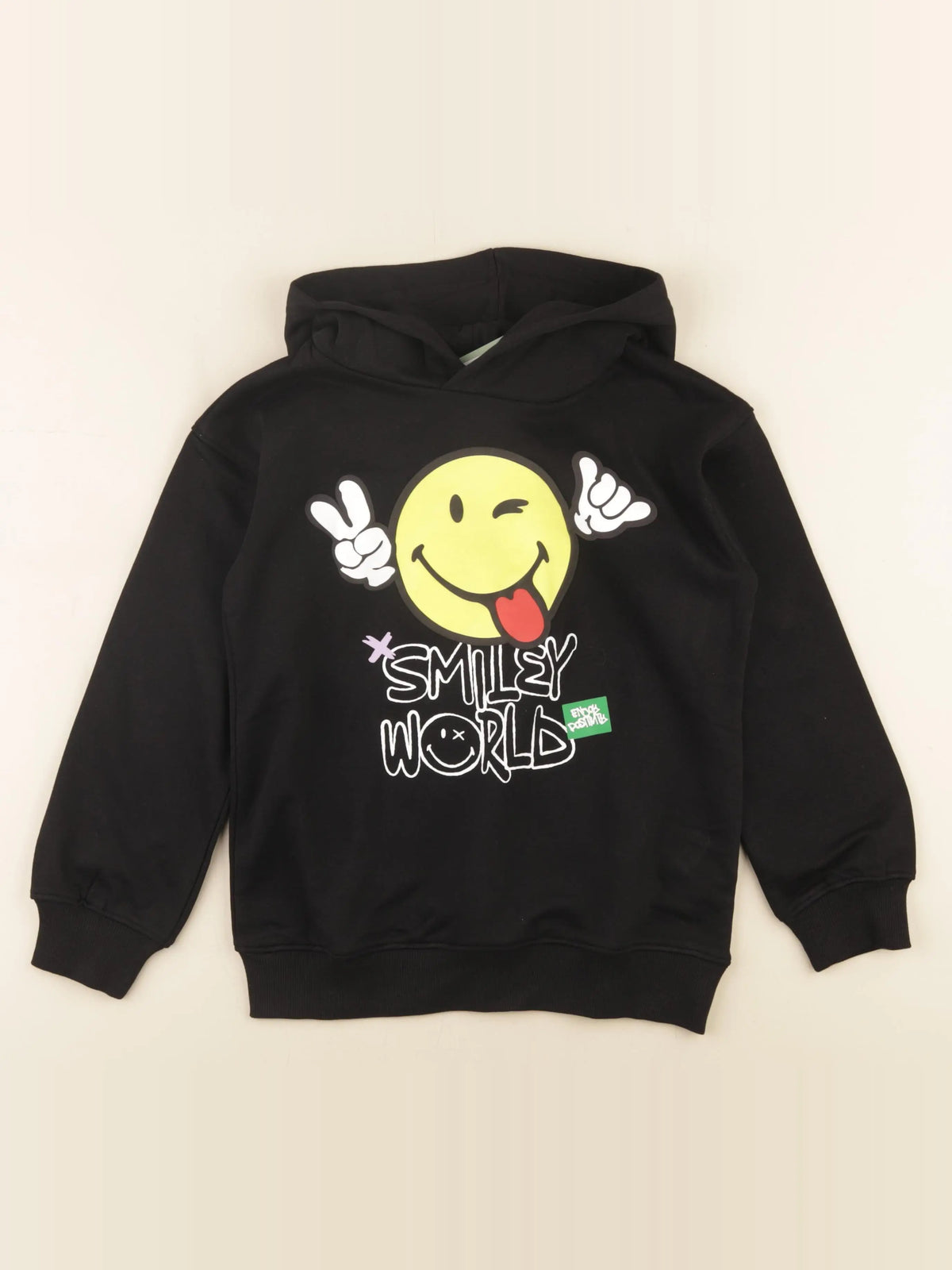 H&M - sweat noir - 6/8 ans