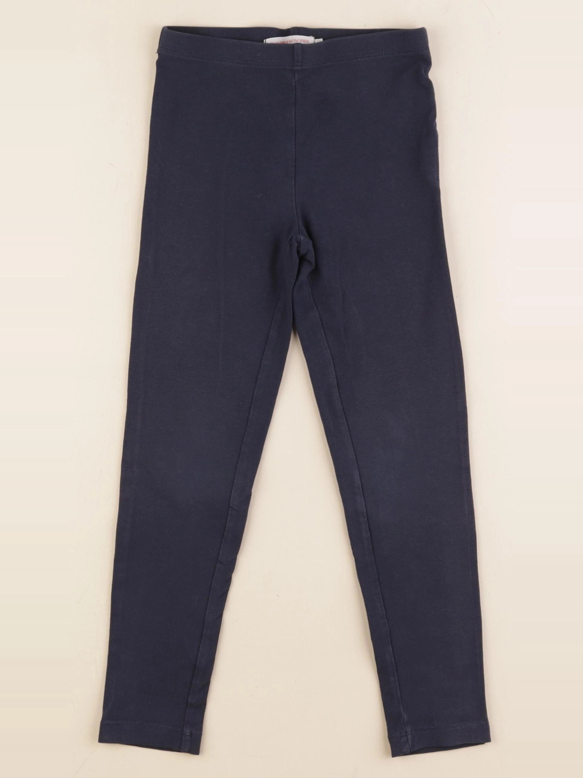 Monoprix - legging bleu - 6 ans
