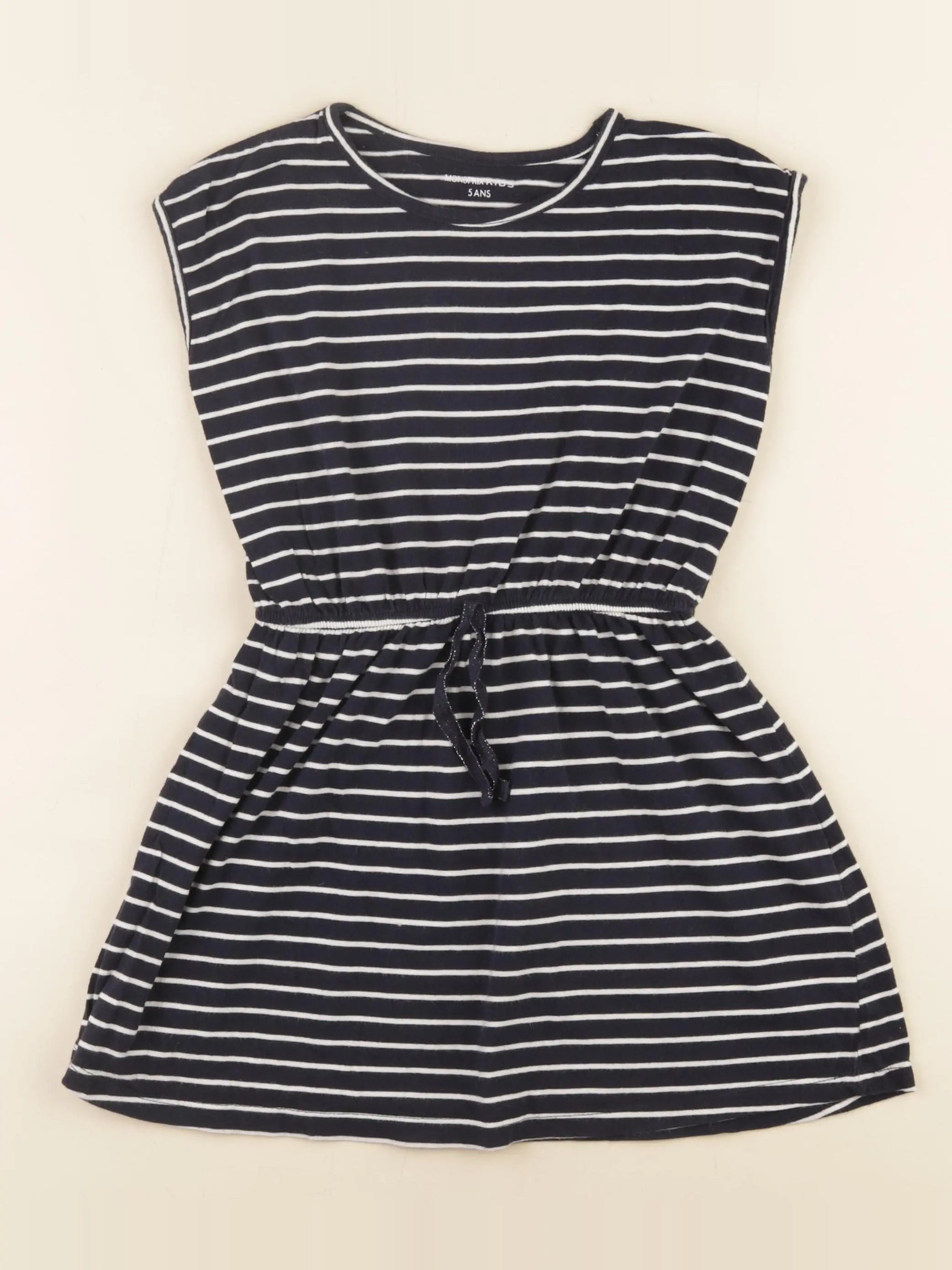 Monoprix - robe bleu - 5 ans