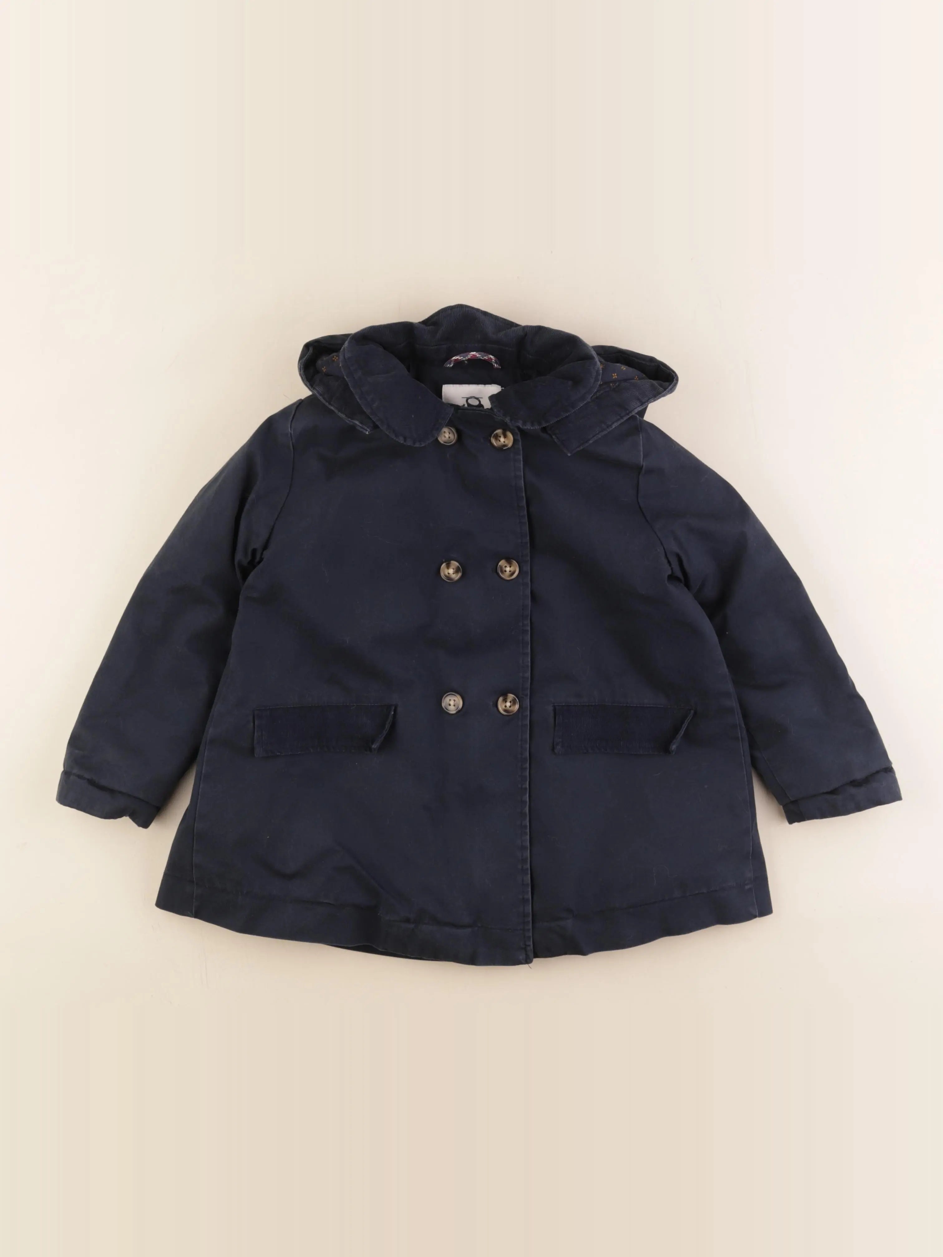 Cyrillus - manteau bleu - 6 ans