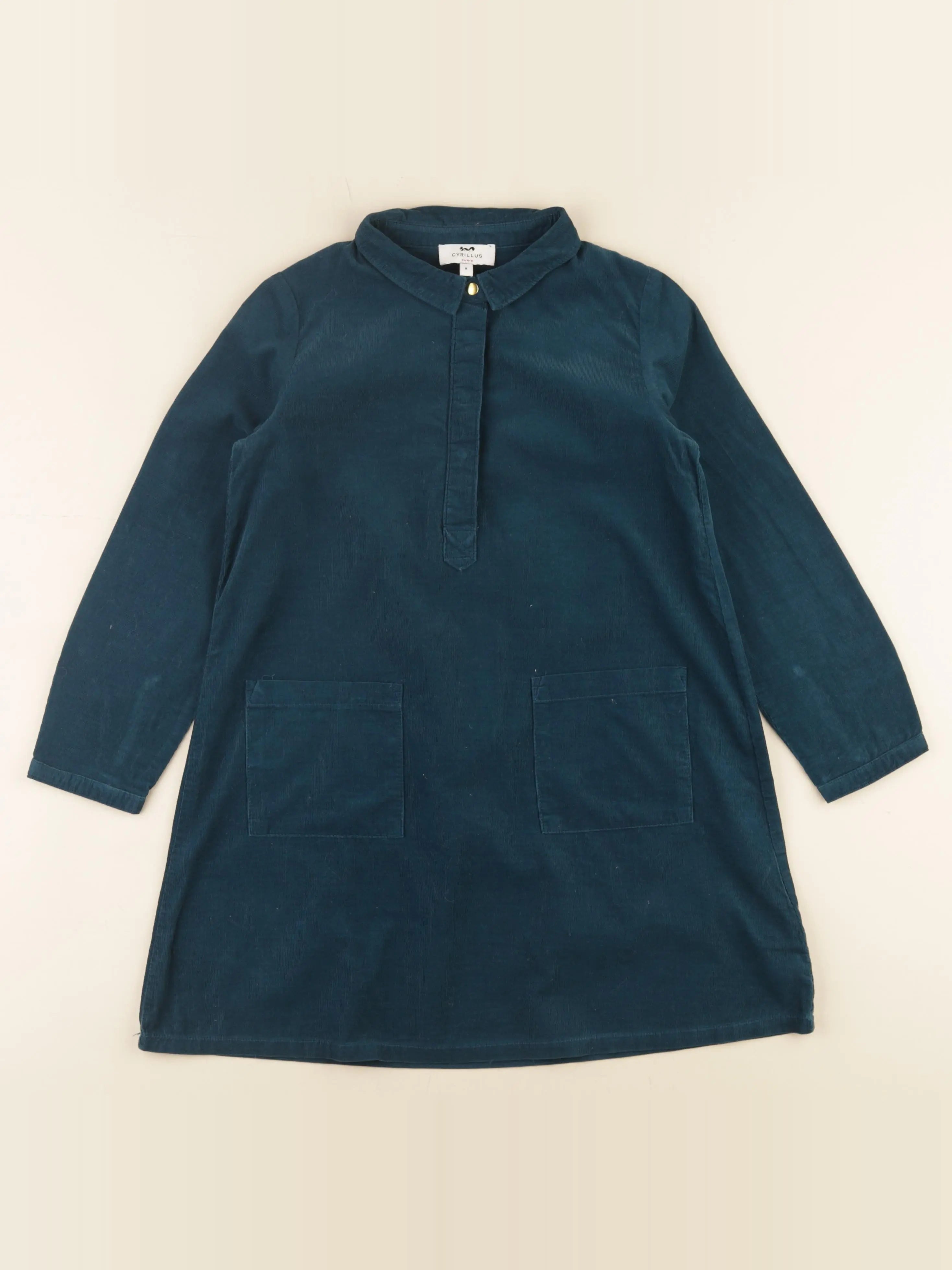 Monoprix - robe bleu - 8 ans