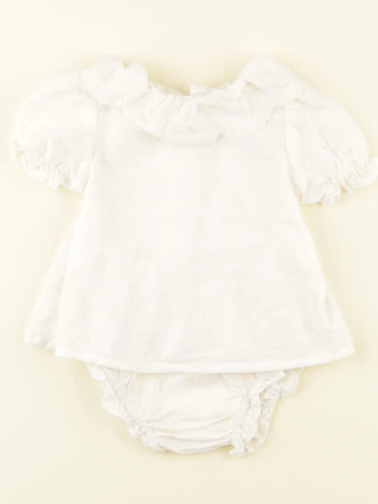 Zara - body robe blanc - 1/3 mois