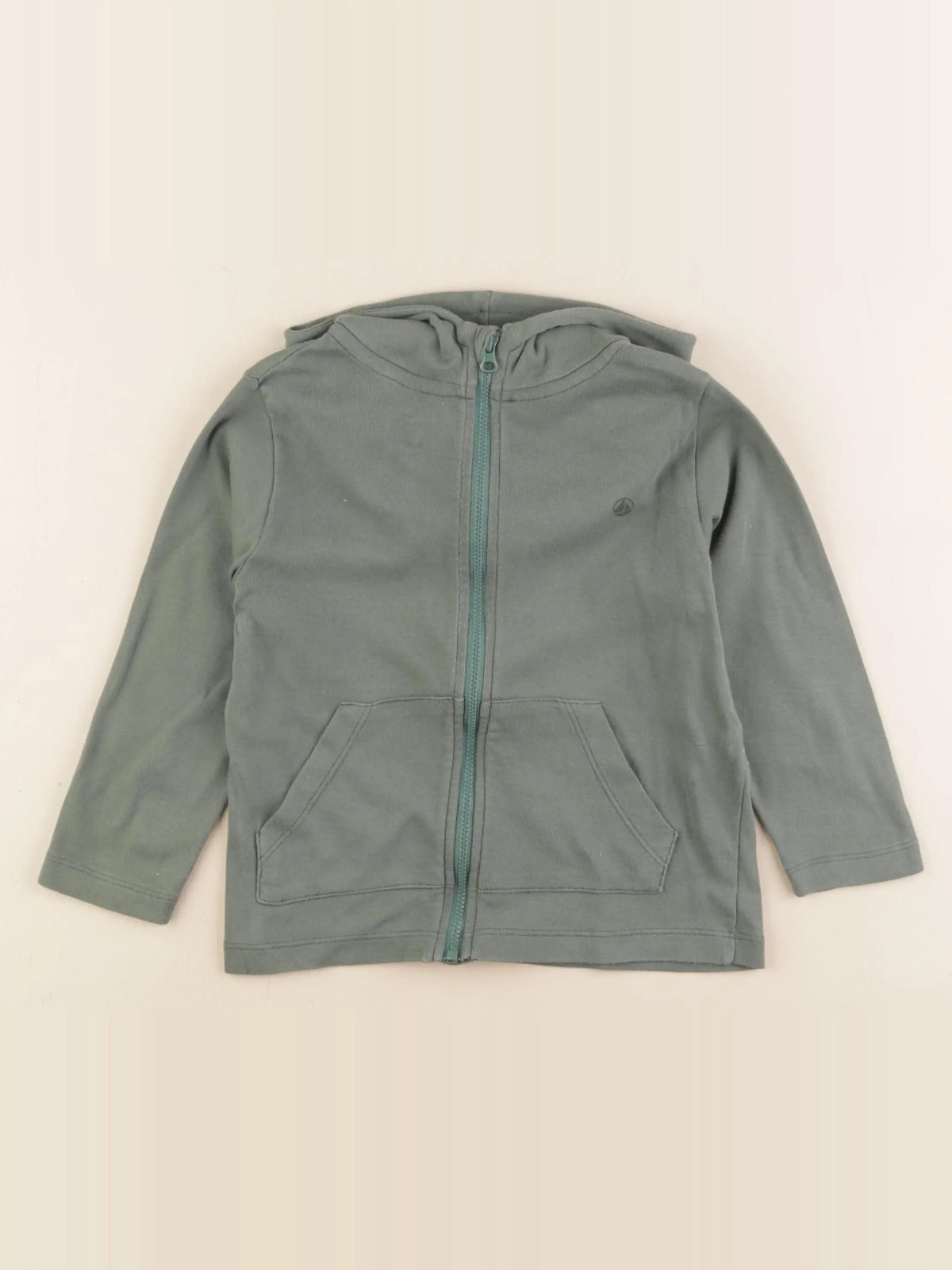 Petit Bateau - gilet vert - 4 ans