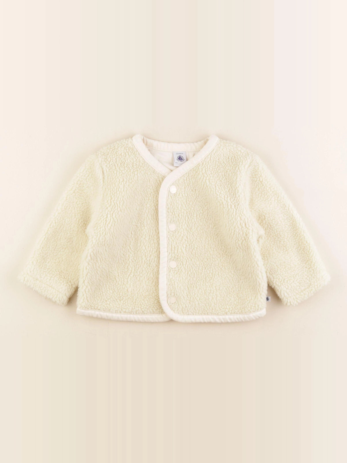 Petit Bateau - gilet beige - 24 mois