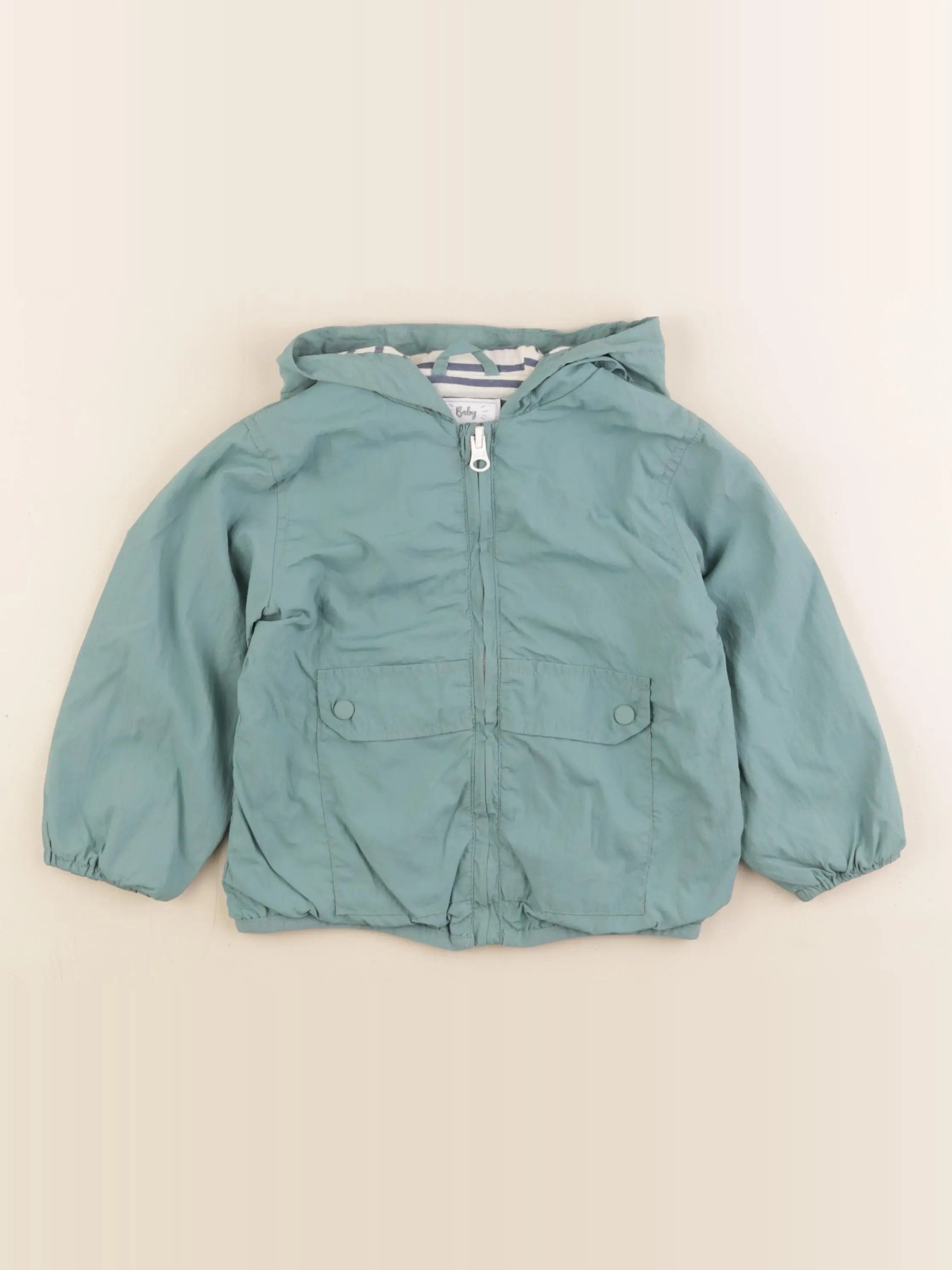 Vertbaudet - imperméable vert - 2 ans