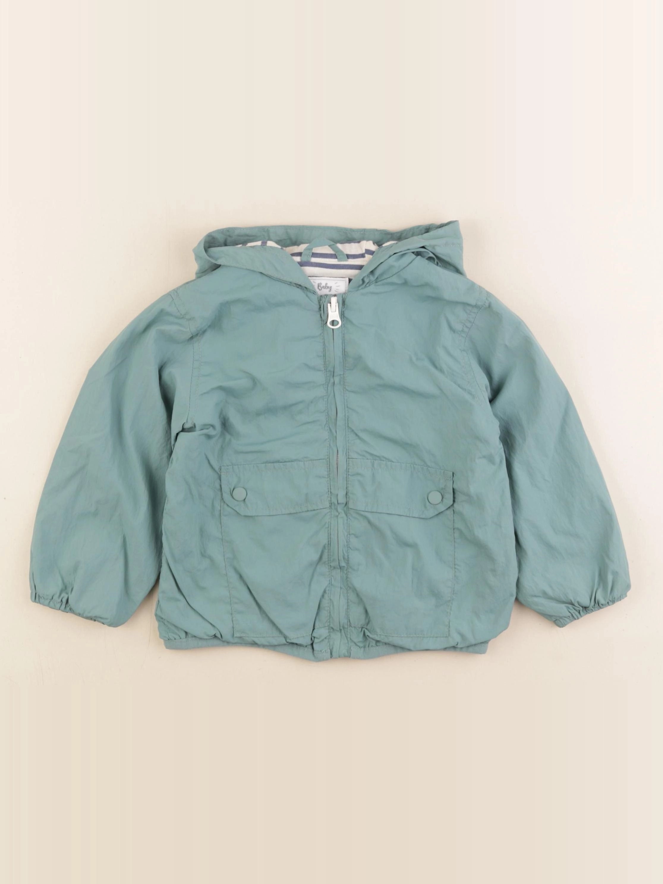 Vertbaudet - imperméable vert - 2 ans