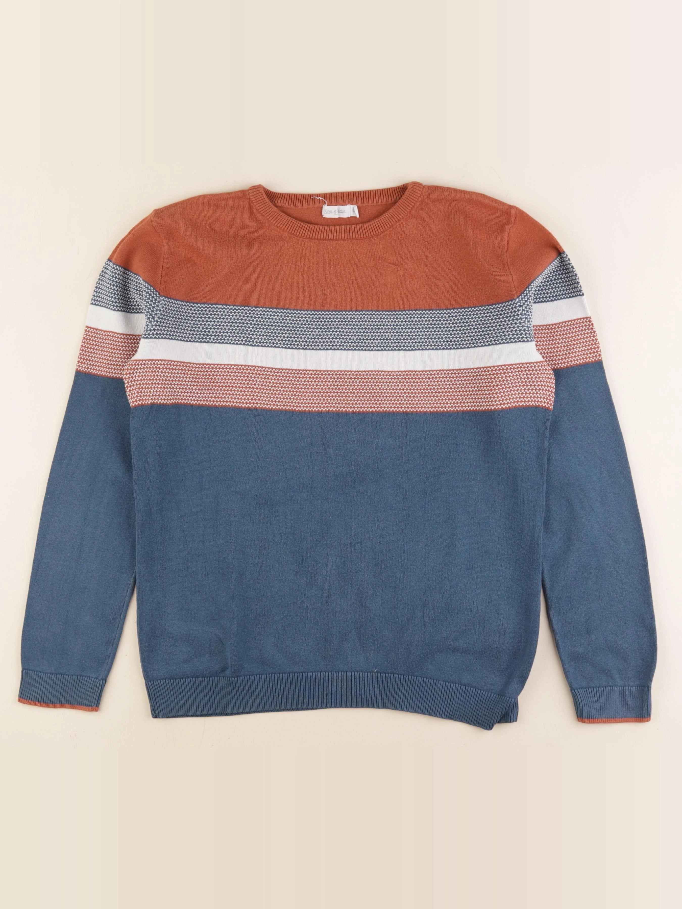 Eden & Victor - pull bleu - 12 ans