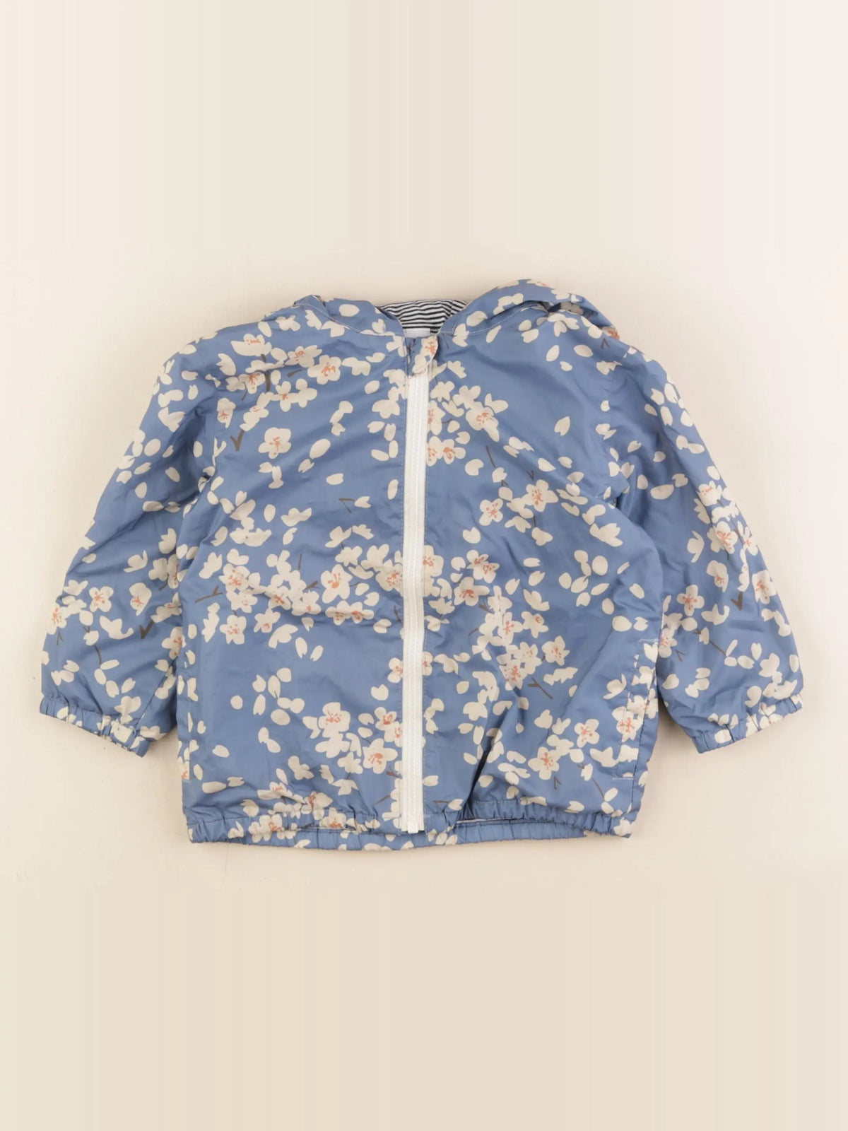 Petit Bateau - imperméable bleu - 24 mois