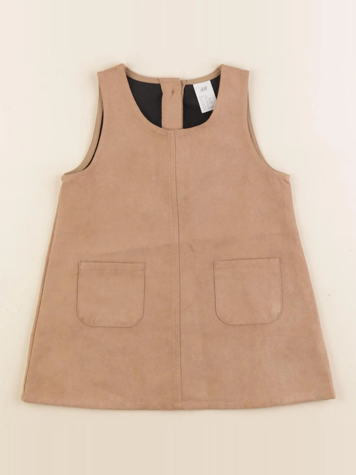 H&M - robe marron - 12/18 mois